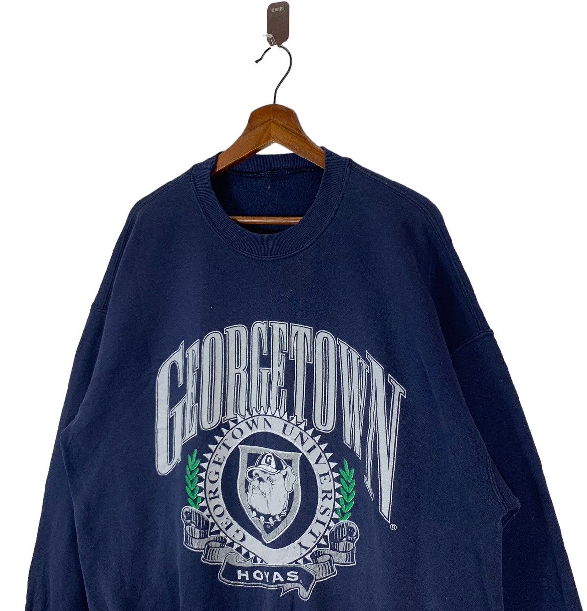 Vintage VINTAGE GEORGETOWN HOYAS UNIVERSITY COLLEGE CREWNECK Size US XL / EU 56 / 4 - 4 Thumbnail