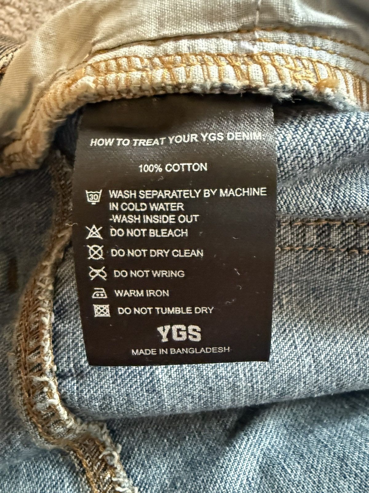 Other YG Studios Brown wash baggy denim Size US 36 / EU 52 - 4 Thumbnail
