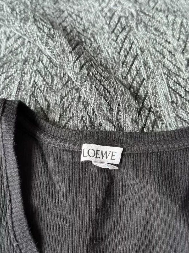 Loewe LOEWE Black embroidered vest Size XS / US 0-2 / IT 36-38 - 3 Thumbnail