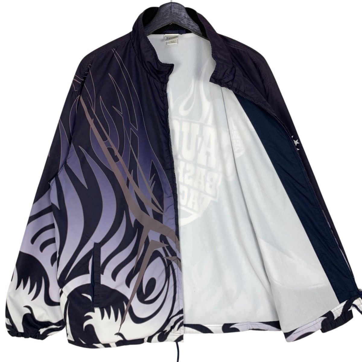 If Six Was Nine Vintage Converse Gauchous Basketball Fire Jacket Windbreaker Size US L / EU 52-54 / 3 - 8 Thumbnail