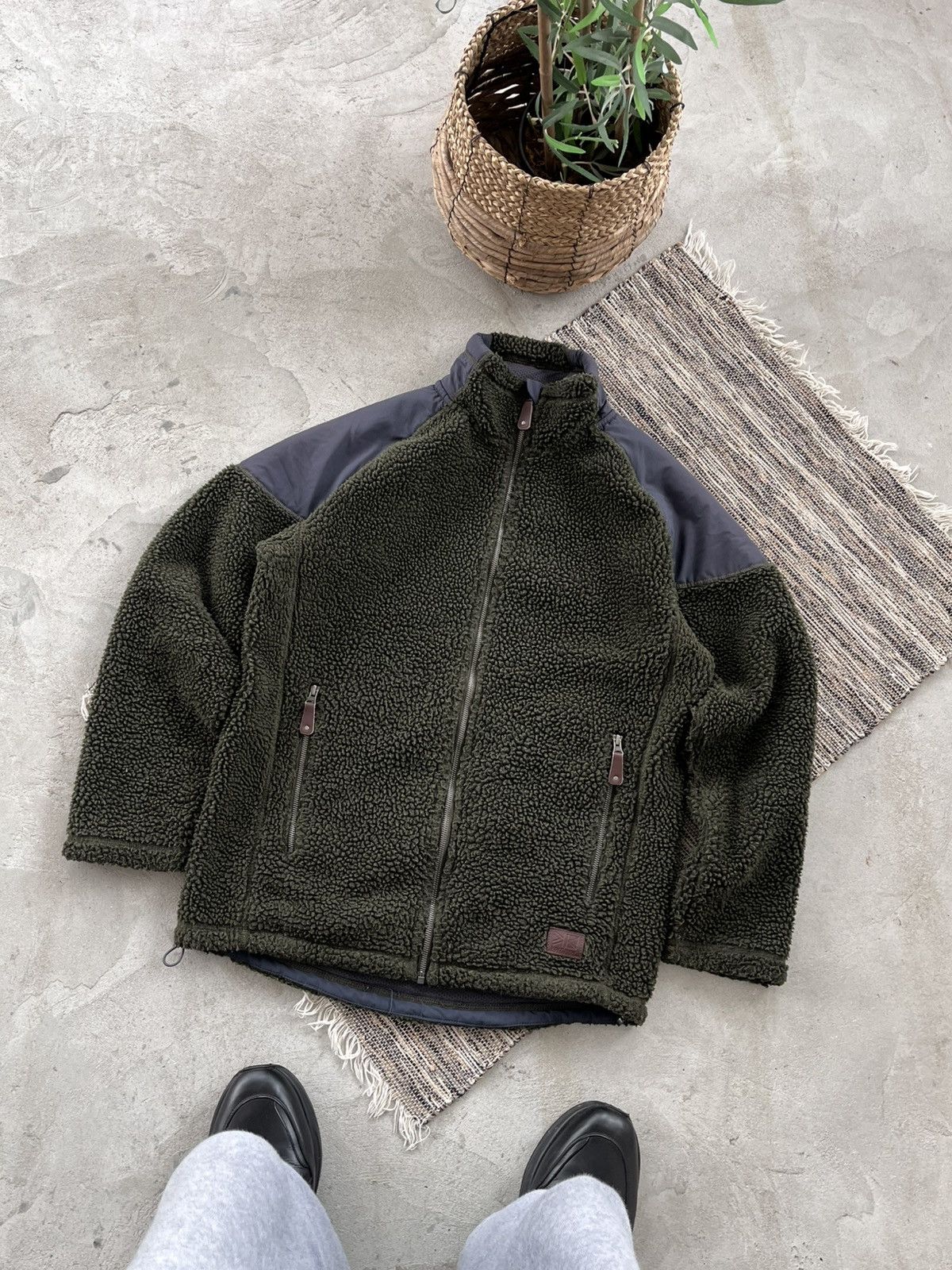 Karrimor Karrimor Green Sherpa Fleece Jacket Sweatshirt Outdoor y2k Size US M / EU 48-50 / 2 - 1 Thumbnail