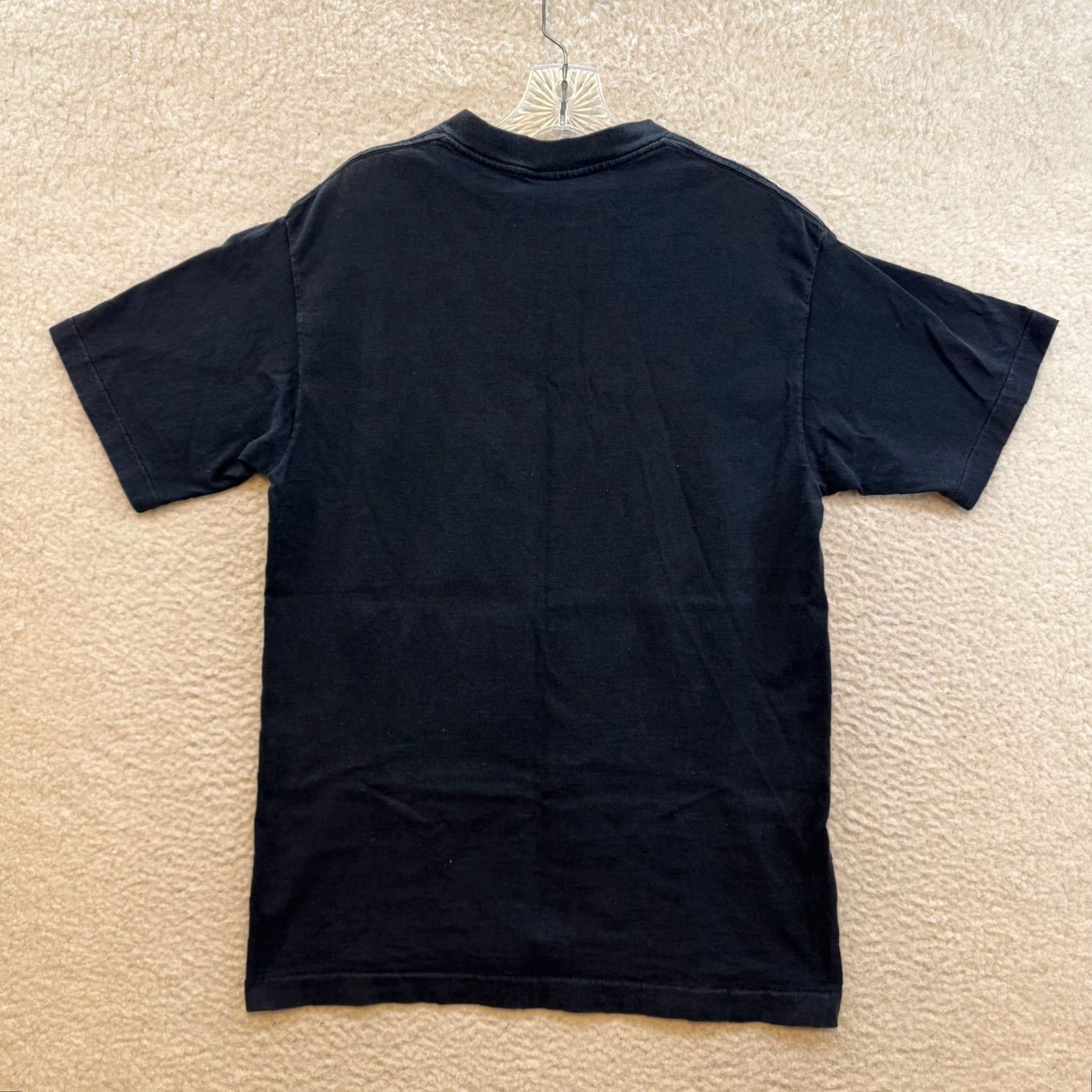 Vintage VINTAGE Cowboy Up T-Shirt Graphic Tee Mens Large Black Western Bull Riding Size US L / EU 52-54 / 3 - 2 Thumbnail