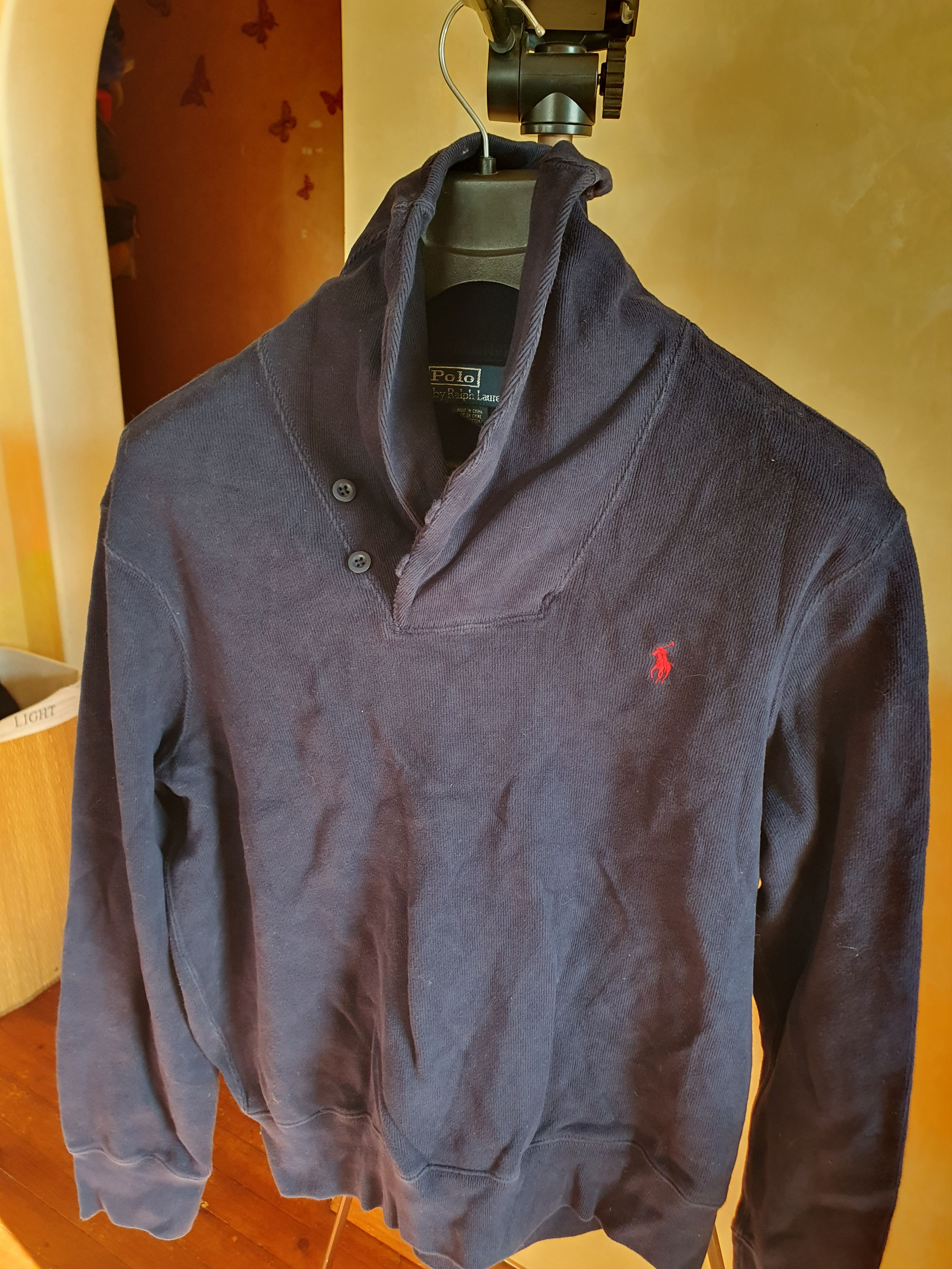 Polo Ralph Lauren Polo Ralph Lauren Shawl Neck Collar Sweater sz L Size US L / EU 52-54 / 3 - 11 Thumbnail
