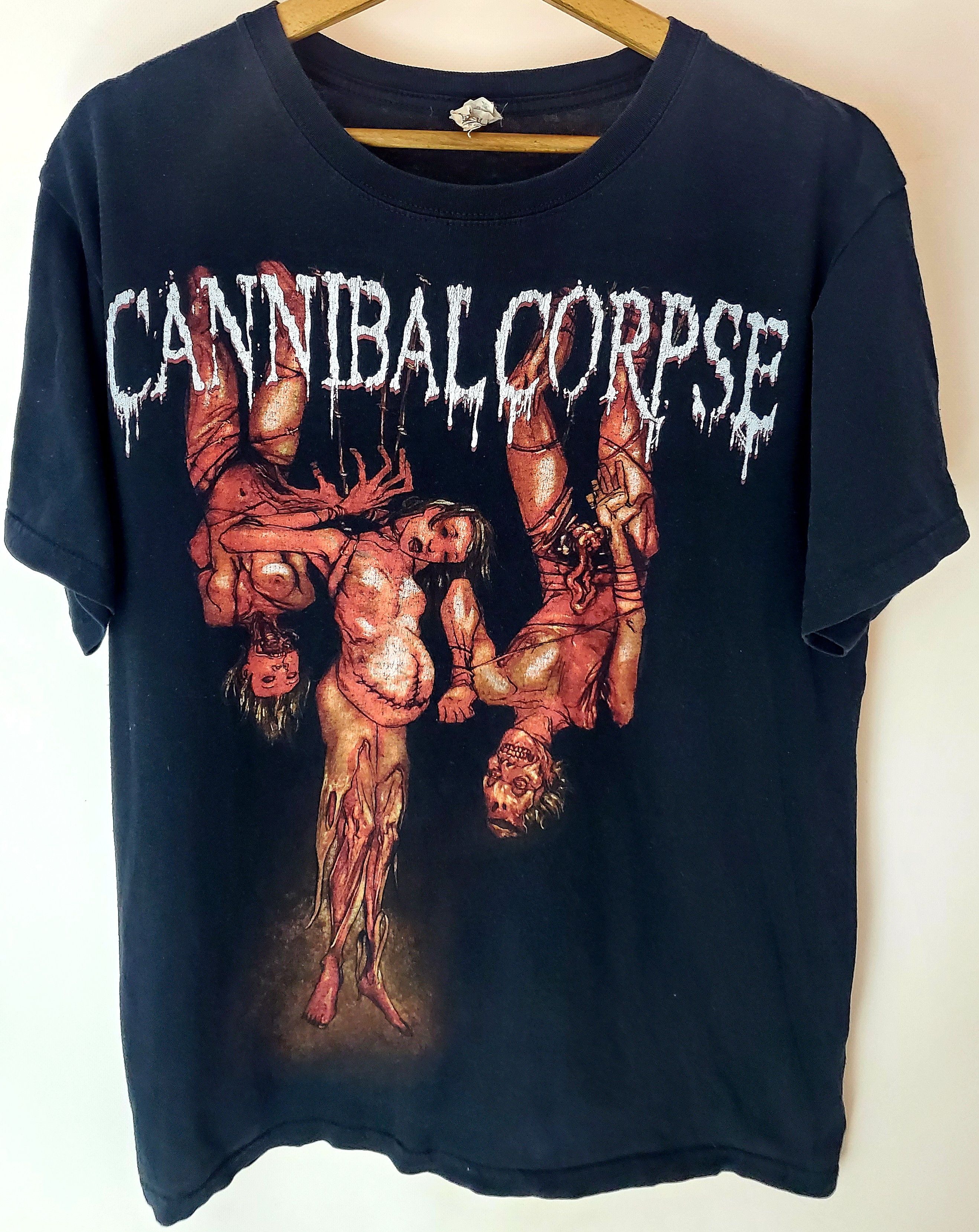 Band Tees Vintage Cannibal Corpse Shirt Death Metal Band Tee M Size US M / EU 48-50 / 2 - 1 Thumbnail