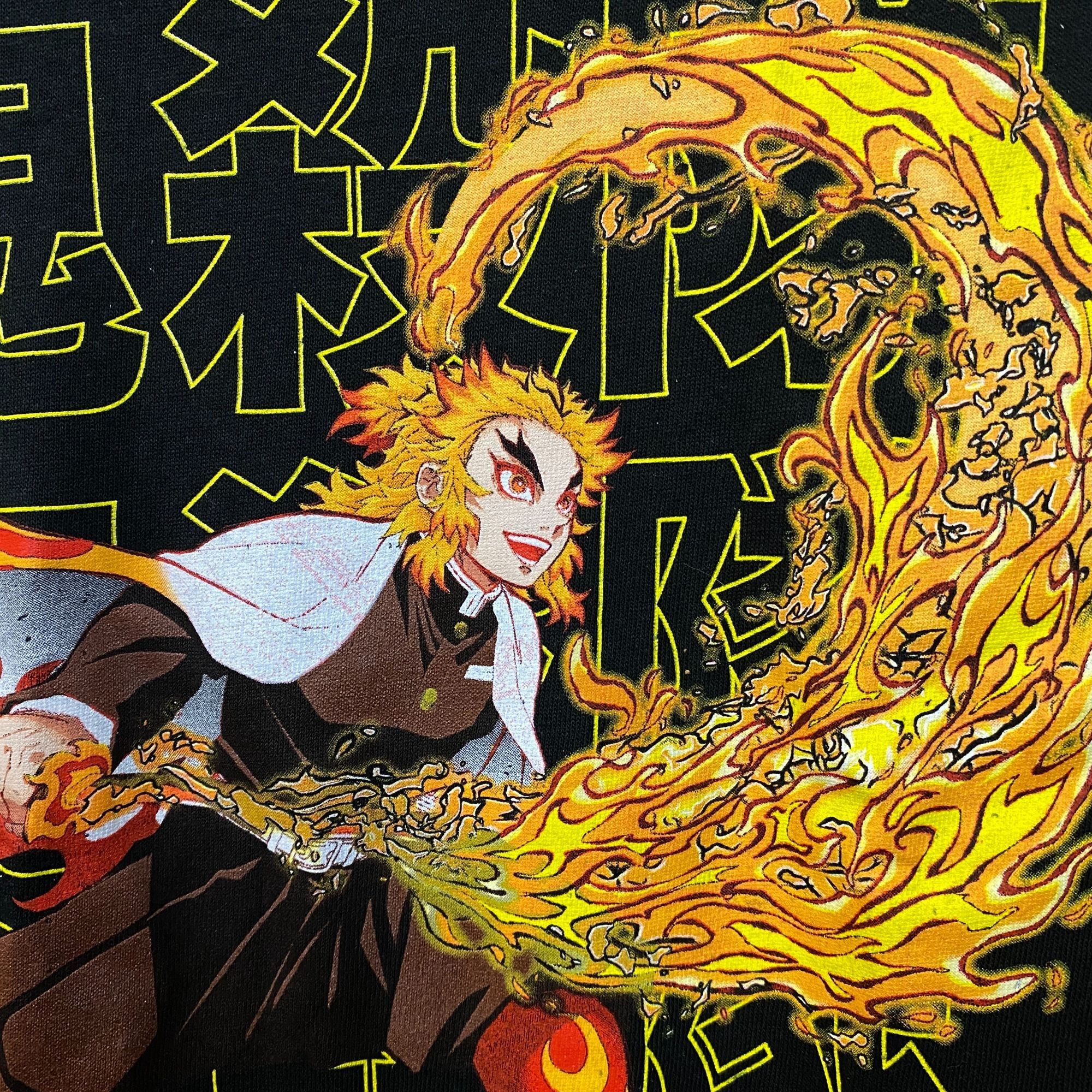 Anime Rengoku Fire Demon Slayer shirt size Small Size US S / EU 44-46 / 1 - 4 Thumbnail