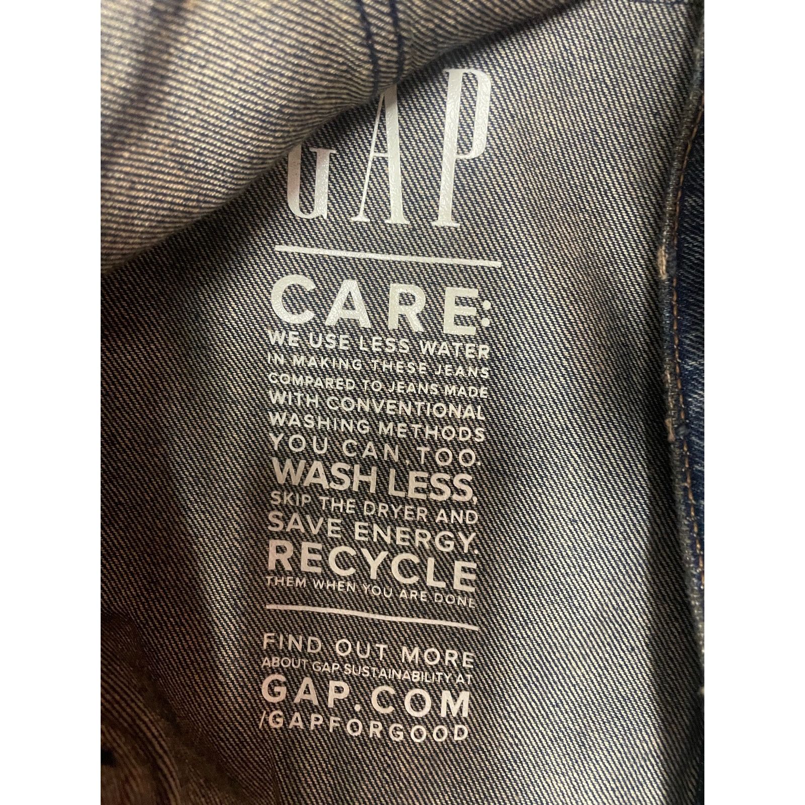 Gap Gap Men - Destroyed Jean Jacket / size M / NWOT Size US M / EU 48-50 / 2 - 4 Thumbnail