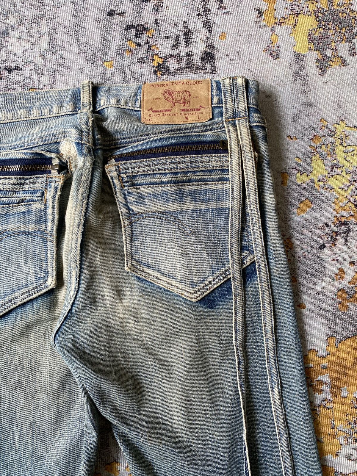 Japanese Brand Tokyo Ripper Rusty Distressed Denim Size US 30 / EU 46 - 14 Thumbnail