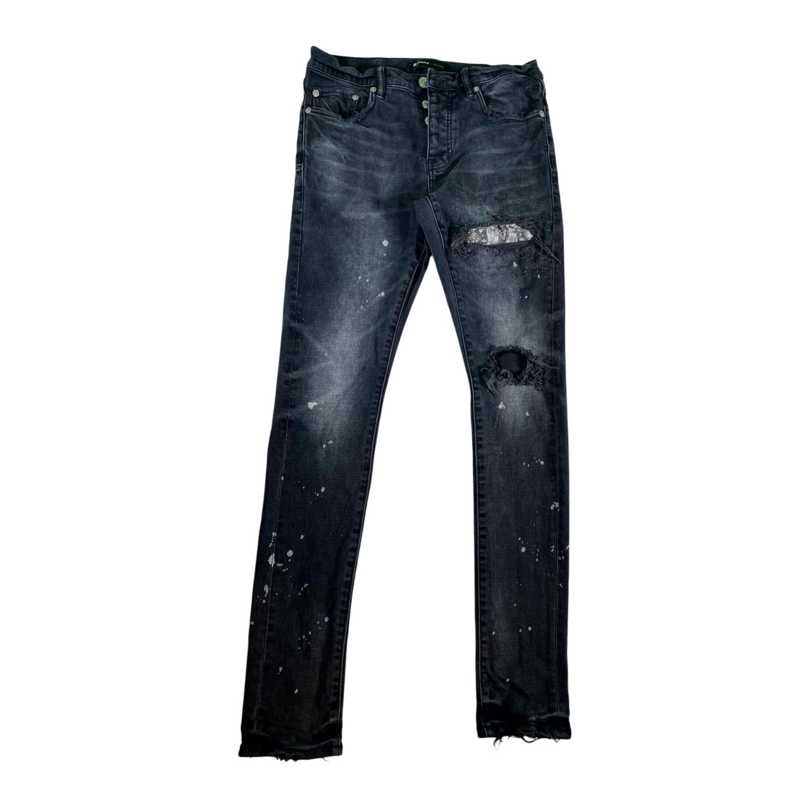 Purple Brand Purple Brand Plain Black Denim Jeans Size 29 | Grailed
