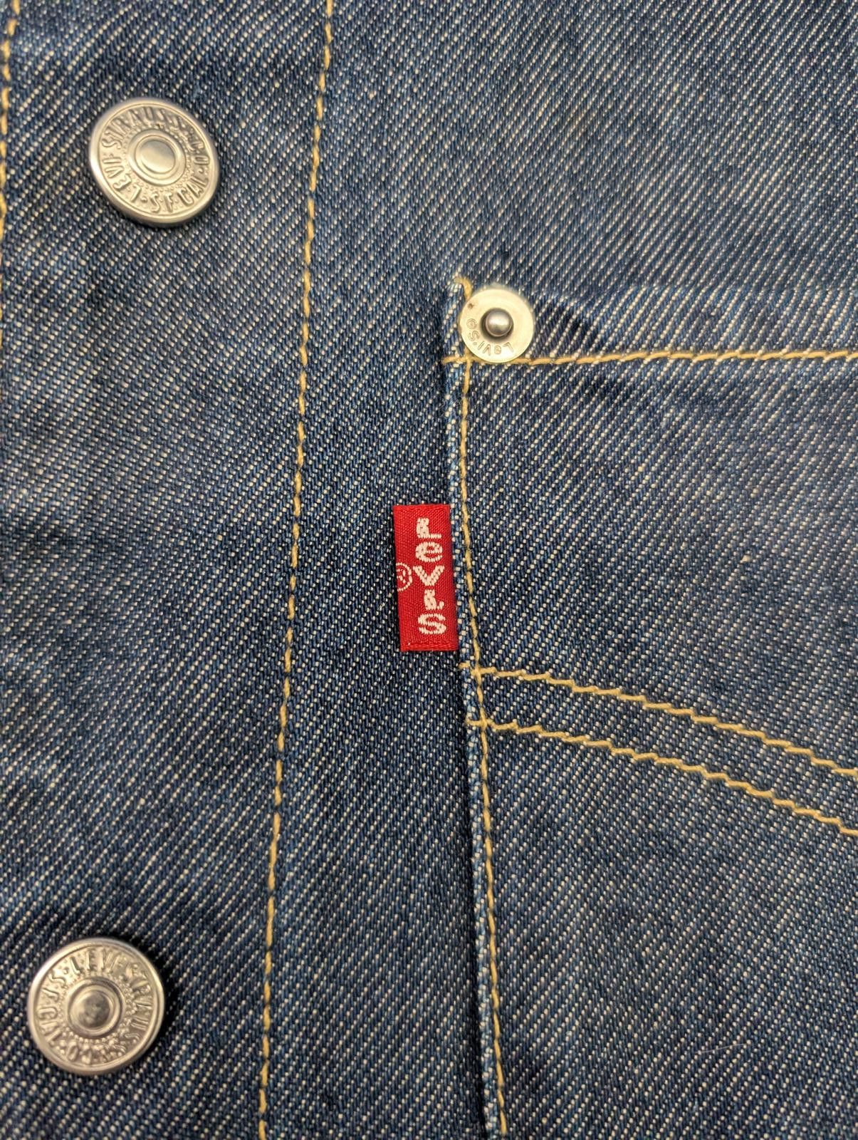 Levi's Levis Engineered Jeans Snap Button Denim Trucker Jacket Size US S / EU 44-46 / 1 - 3 Thumbnail