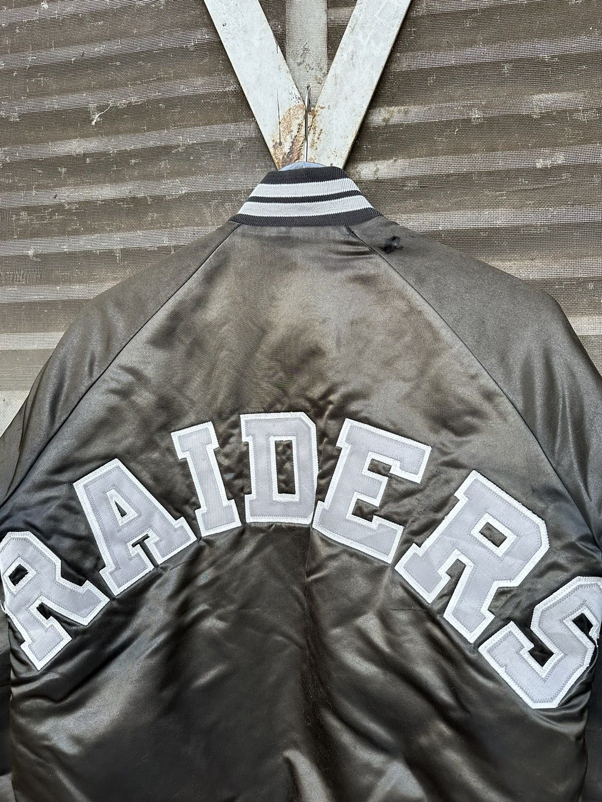 Vintage **rare**Vintage 80s Oakland Riders Embroidery Bomber jacket Size US S / EU 44-46 / 1 - 9 Thumbnail