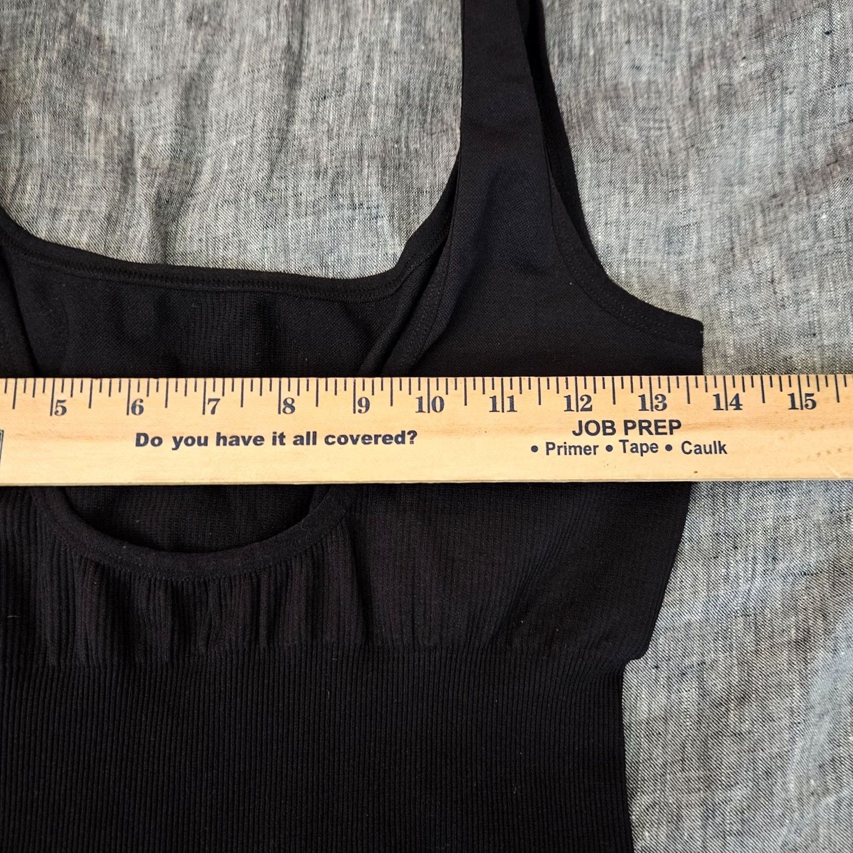 Vintage WE WORE WHAT Women's Black Sleeveless Rib Circular Knit Jumpsuit Size S/P Size 28" / US 6 / IT 42 - 7 Thumbnail