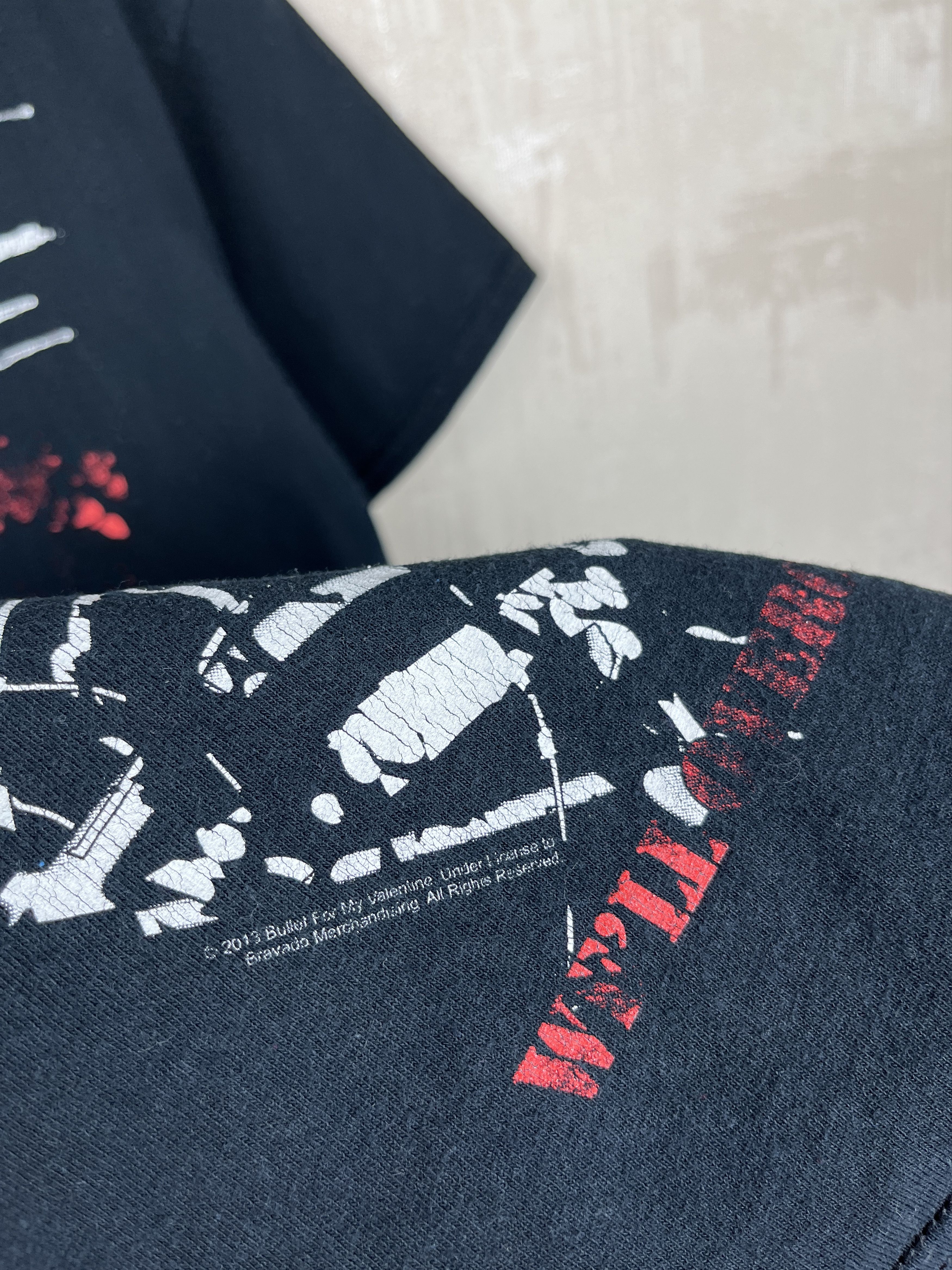 Band Tees Bullet For My Valentine Riot 2013 Vintage T-shirt Gildan Size US M / EU 48-50 / 2 - 5 Thumbnail