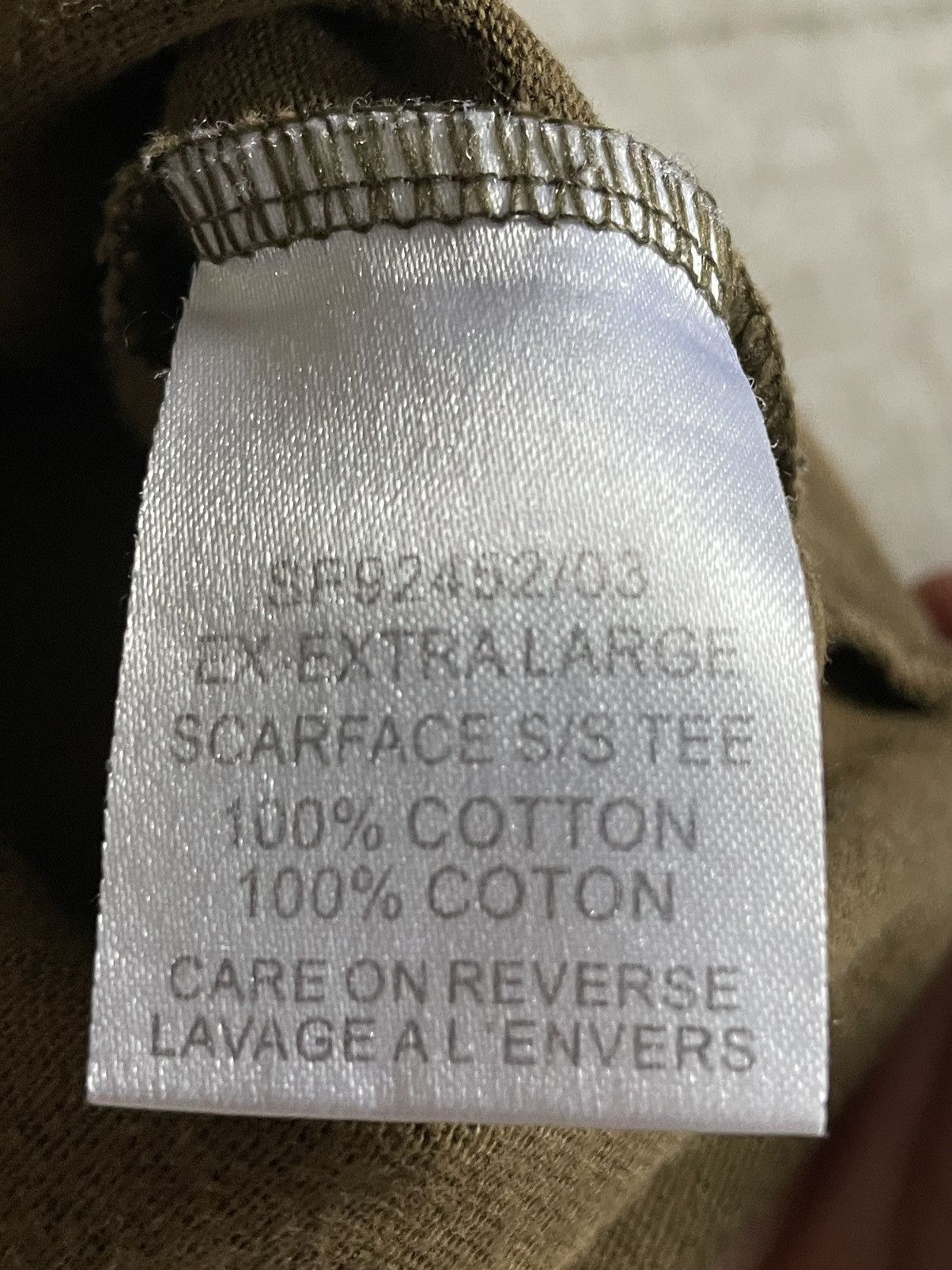 Japanese Brand × Vintage Vintage Scarface Al Pacino T-Shirt 90’s Ringspun 9 Allsars Size US L / EU 52-54 / 3 - 11 Thumbnail