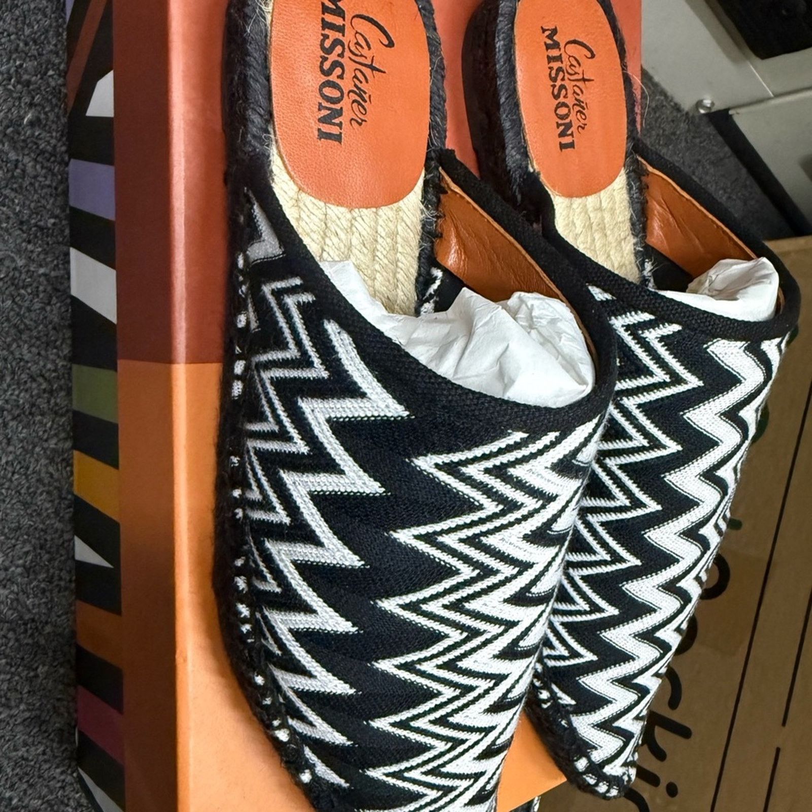 Missoni NWT Missoni Women's Zigzag Espadrille Loafer Shoes 38 US 8 Size US 8 / IT 38 - 2 Thumbnail