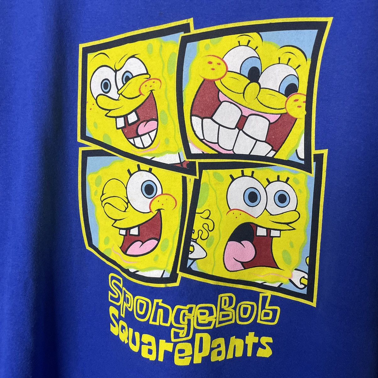 Cartoon Network × Vintage Vintage 2000s Nickelodeon Spongebob Squarepant Promo T Shirt Size US XL / EU 56 / 4 - 2 Thumbnail