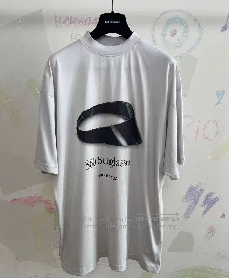 Balenciaga Balenciaga 360 Sunglasses Print T-Shirt. Size US M / EU 48-50 / 2 - 1 Thumbnail