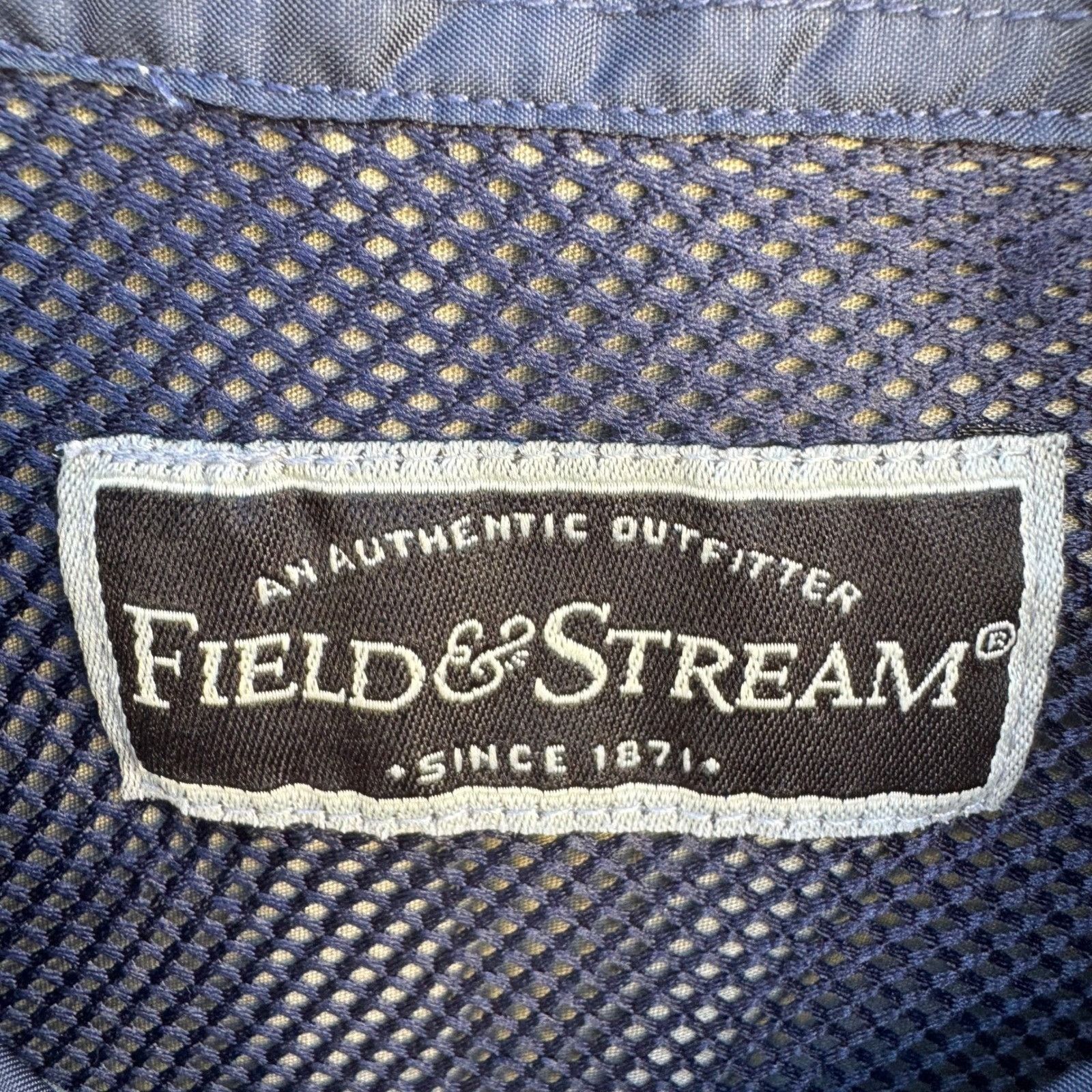 Field & Stream Field & Stream Mens L Short Sleeve Fishing Shirt Khaki Mesh Size US L / EU 52-54 / 3 - 2 Thumbnail