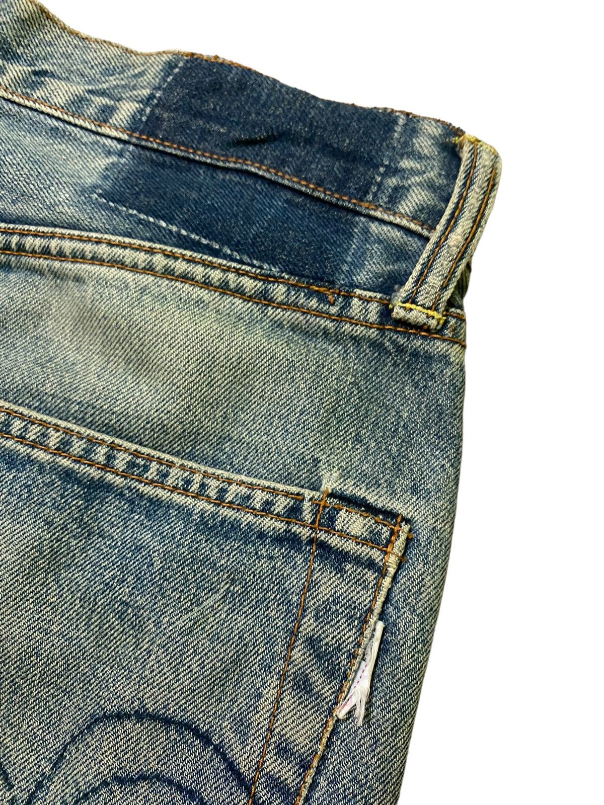 Hysteric Glamour × Vintage Studio D'ARTISAN Balenciaga Style Distressed Selvedge Jeans Size US 29 - 16 Thumbnail