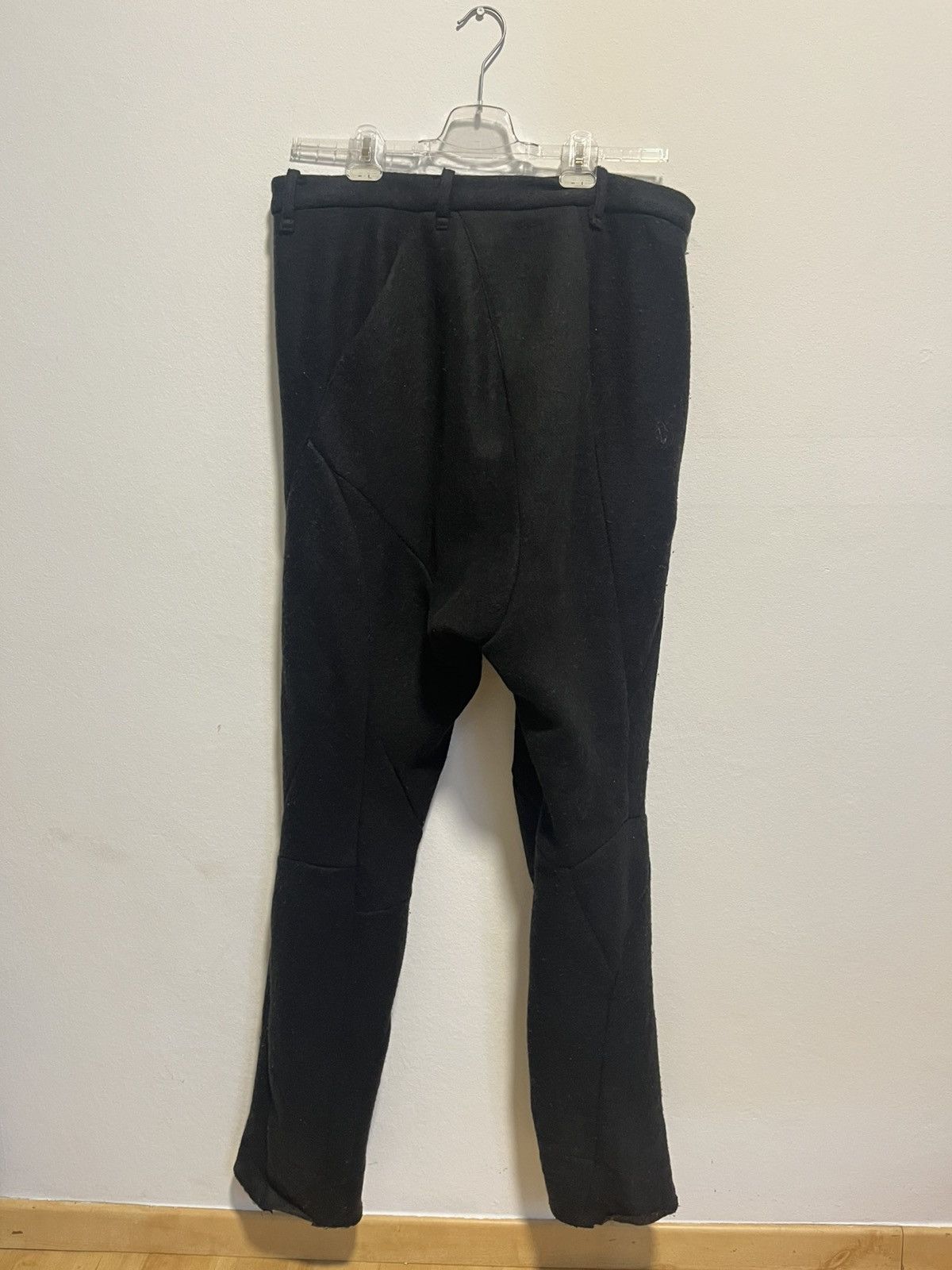 Leon Emanuel Blanck Leon Emanuel Blanck Distortion Cashmere Drop Crotch Pants Size US 33 - 6 Thumbnail