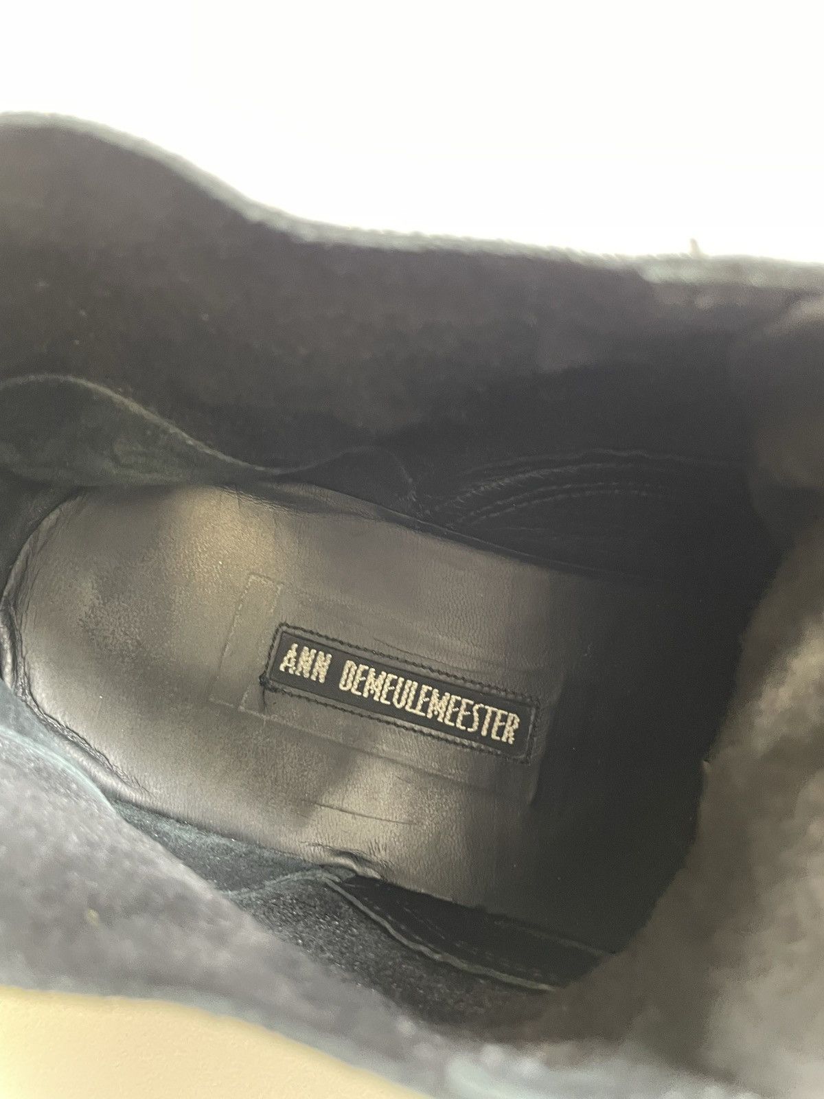 Ann Demeulemeester Early 2010s Black Suede Chukka Boots Size US 12 / EU 45 - 14 Thumbnail
