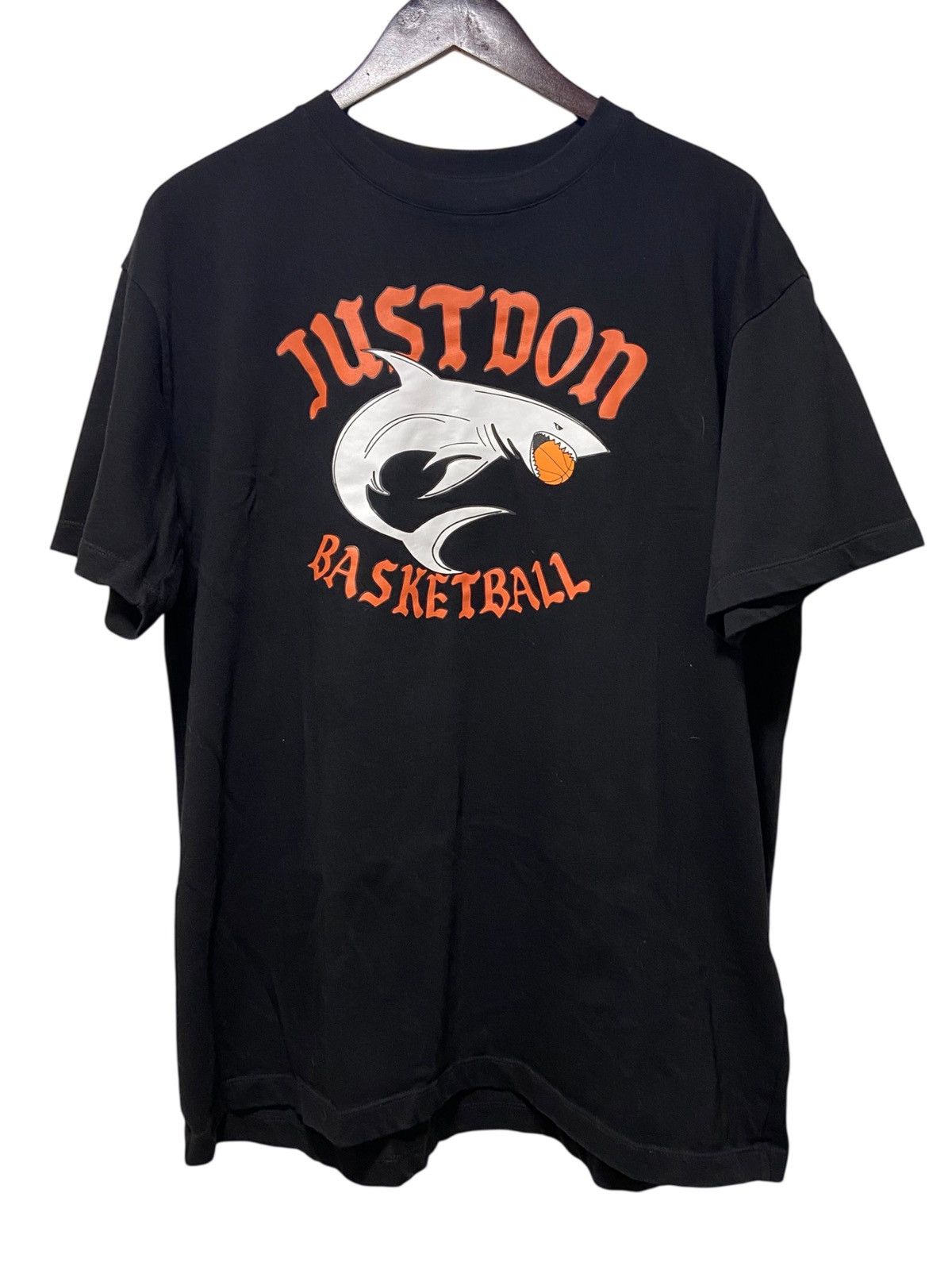 Just Don Just Don Islanders Sharks Basketball Black T Shirt Mens Lrg Size US L / EU 52-54 / 3 - 1 Thumbnail