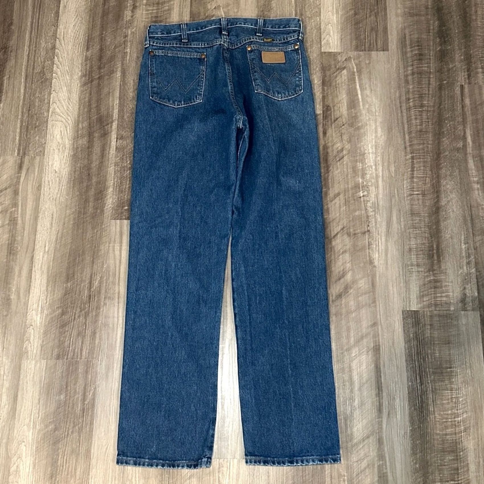 Wrangler VINTAGE Wrangler Cowboy Cut Original Fit Straight Jeans 34x34 Mens Blue 34 Regular Straight Jeans Size US 34 / EU 50 - 3 Thumbnail