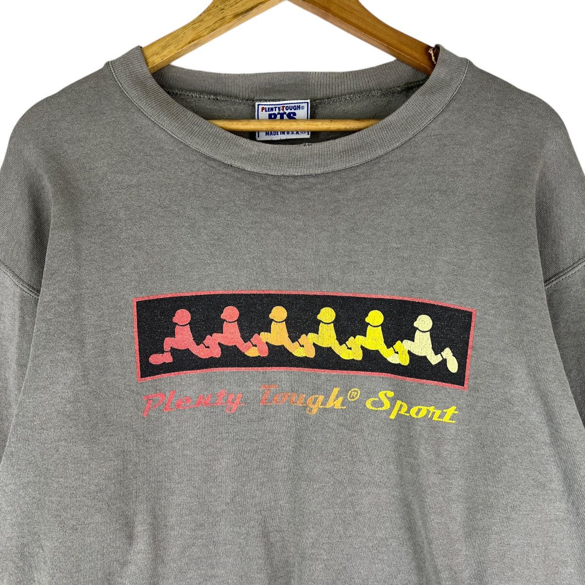 Vintage VINTAGE PLENTY TOUGH SPORT DISTRESSED SWEATSHIRT MADE IN USA Size US M / EU 48-50 / 2 - 4 Thumbnail