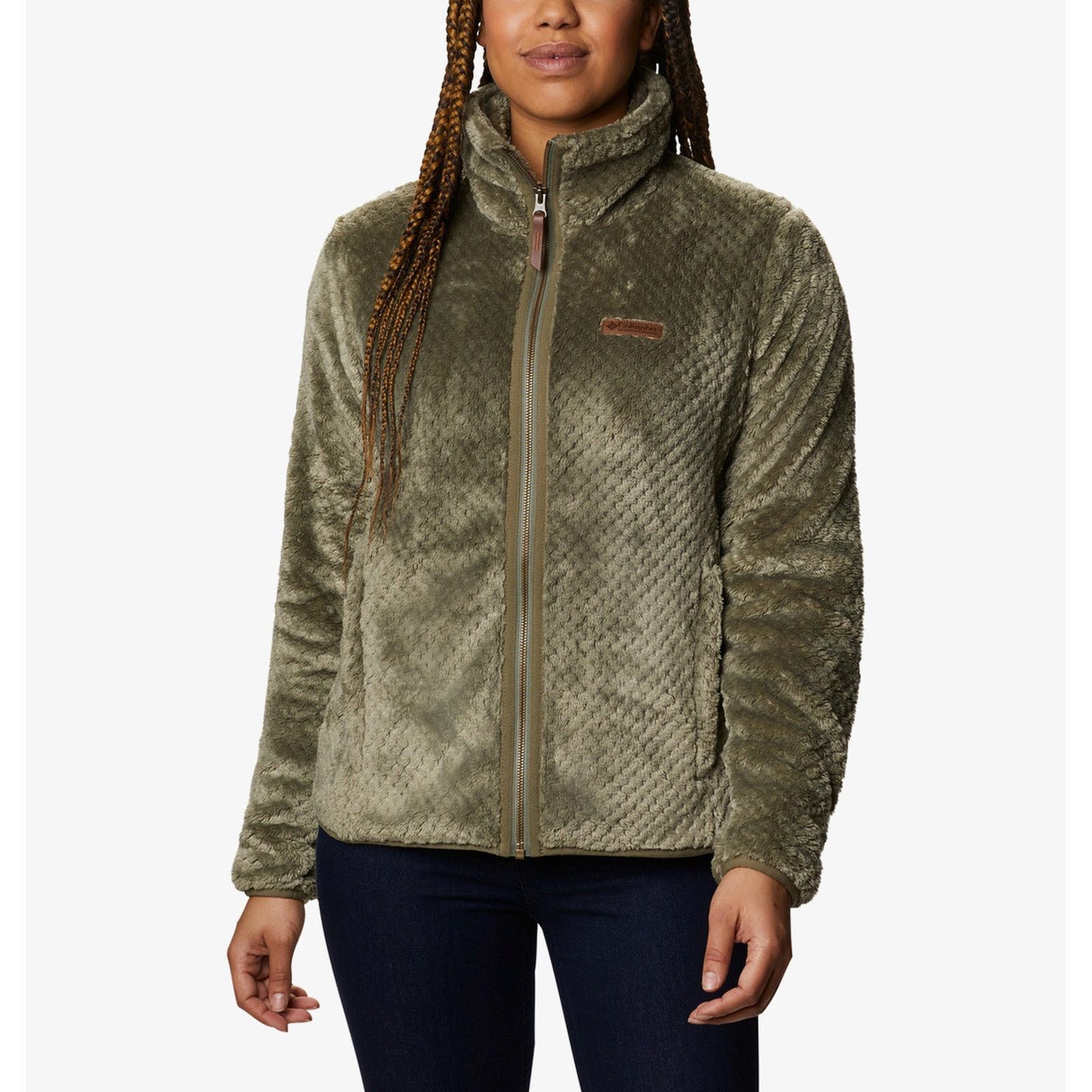 Columbia Columbia Fire Side Sherpa Full Zip Fleece Jacket Gray Womens Size S / US 4 / IT 40 - 9 Thumbnail