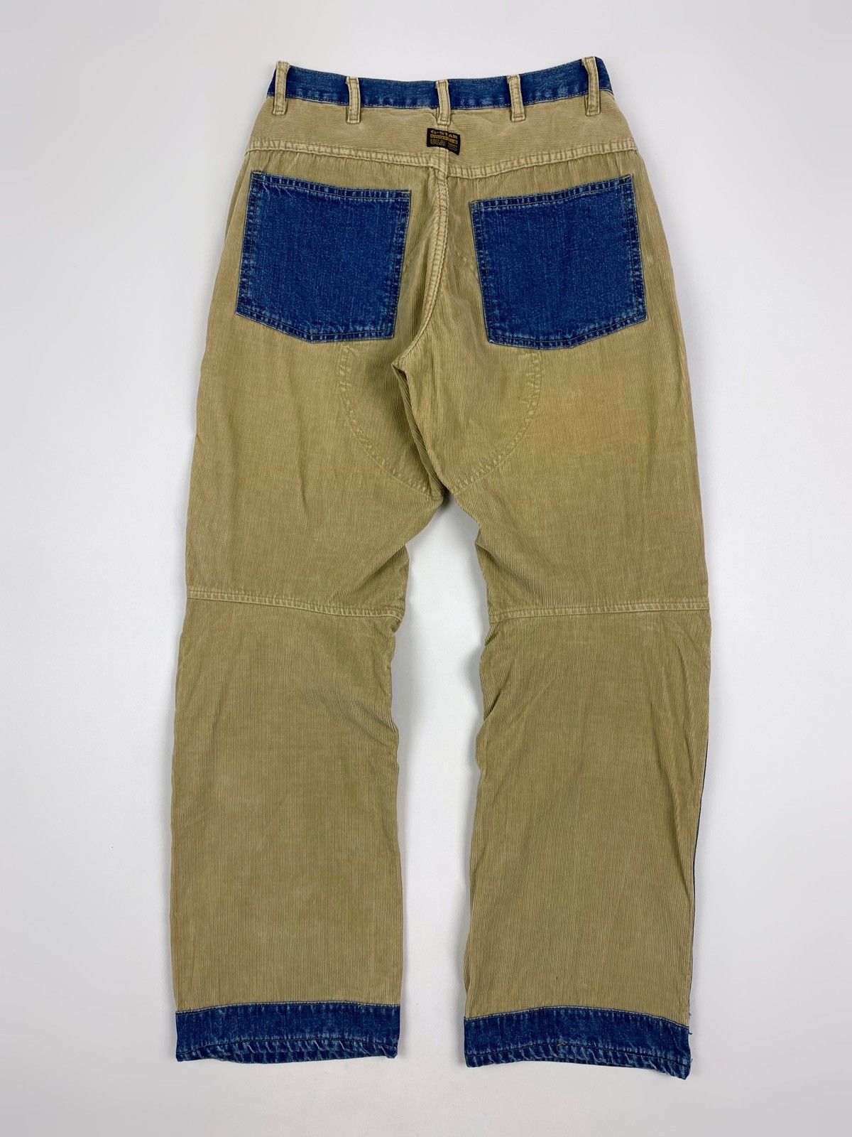 G-Star Y2K Vintage G-Star Elwood 3D Combined Denim & Corduroy Pants Size US 32 / EU 48 - 7 Thumbnail
