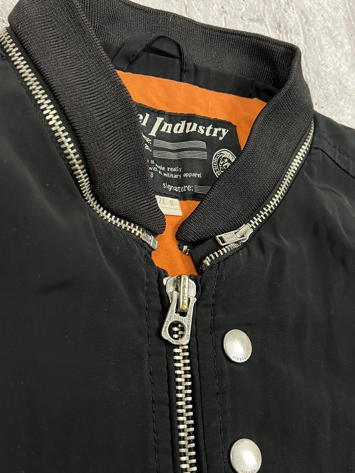 Diesel × Vintage Vintage Diesel Bomber Jacket Size US S / EU 44-46 / 1 - 4 Thumbnail