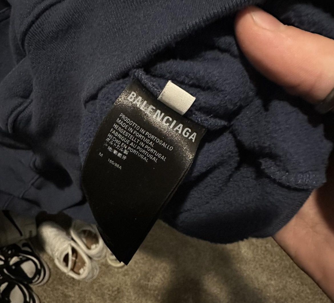 Balenciaga Balenciaga Pride 2021 hoodie Navy Size US M / EU 48-50 / 2 - 4 Thumbnail