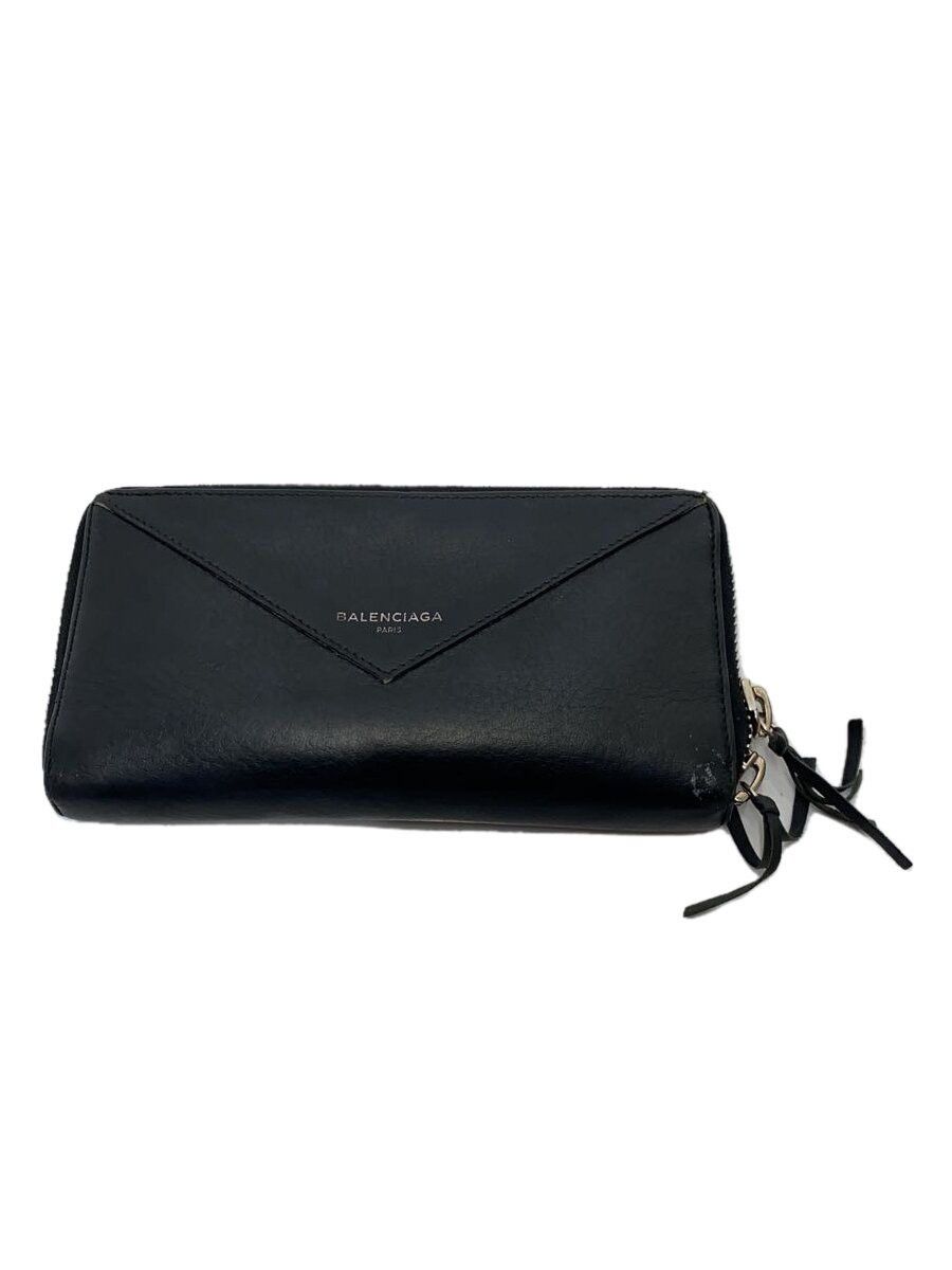 Balenciaga Balenciaga Leather Long Wallet Grey Size ONE SIZE - 1 Thumbnail