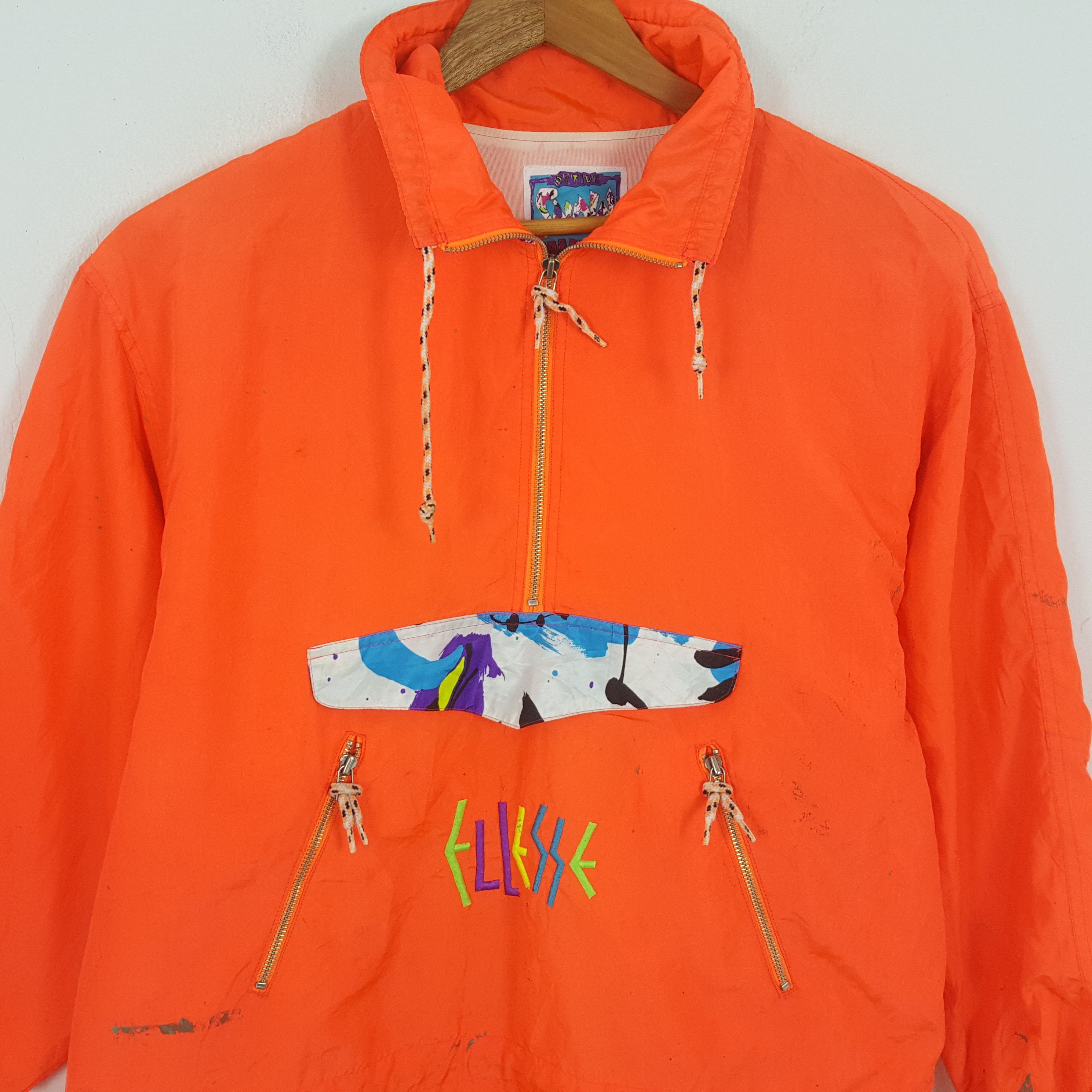 Ellesse × Japanese Brand × Vintage Vintage ELLESSE Sportswear Windbreaker Jacket Size US XL / EU 56 / 4 - 4 Thumbnail