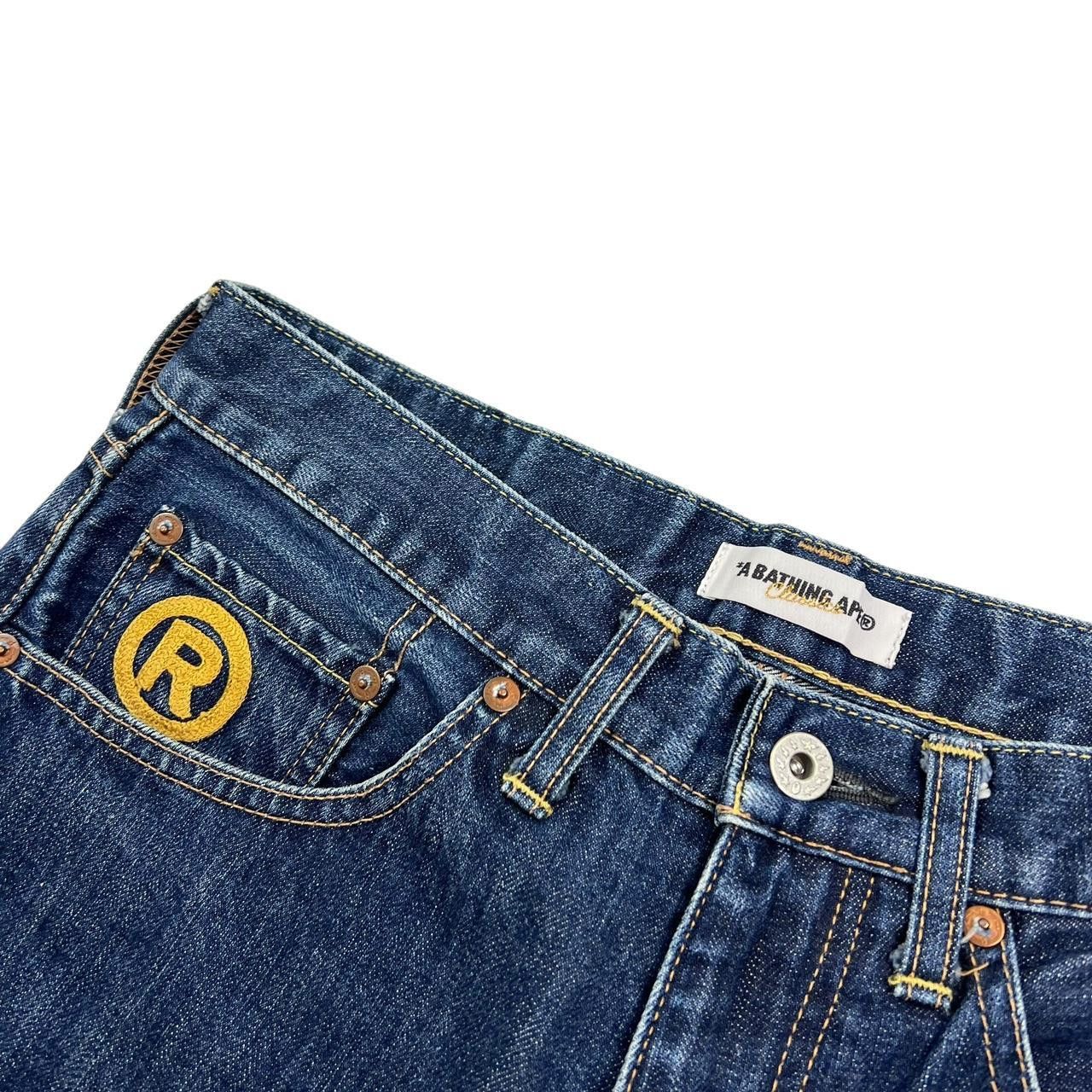 Bape Vintage Bape Embroidered Star Jeans - Waist: 31” Size US 31 - 4 Thumbnail
