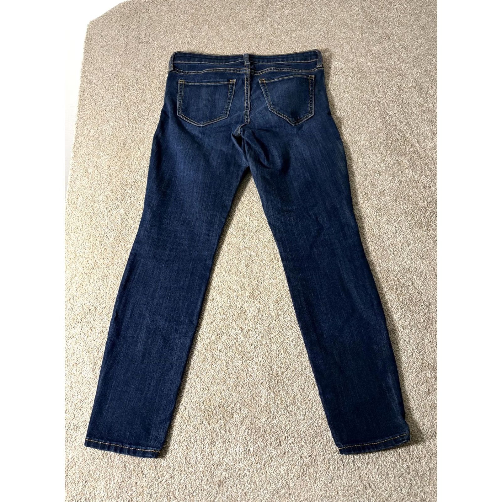 Gap Gap Legging Skimmer Jeans Womens 2/26R Blue Jegging Stretch Ankle Crop Denim Vintage No Size 26" / US 2 / IT 38 - 7 Thumbnail