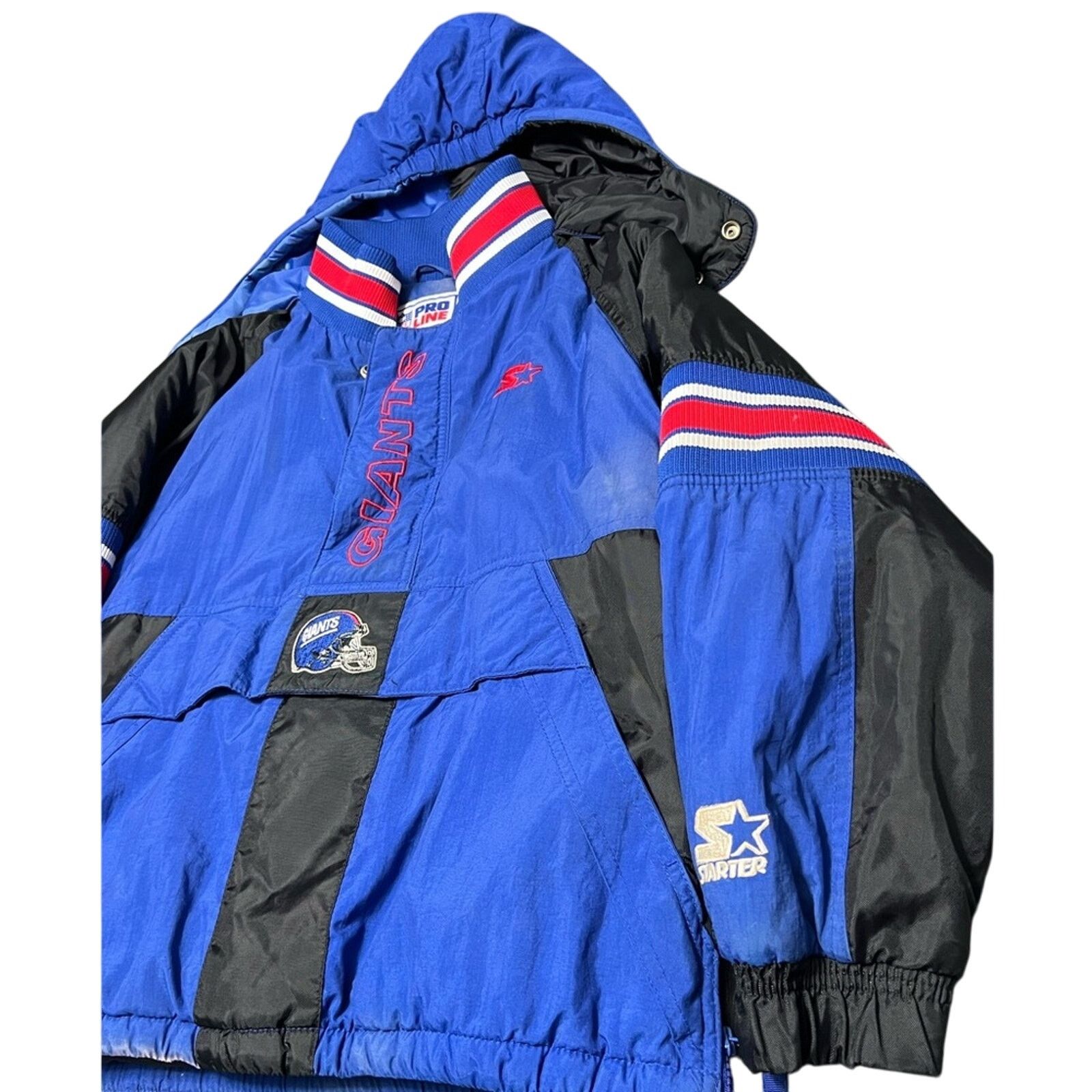 Starter Vintage Starter New York Giants Half Zip Jacket Proline NFL Size US M / EU 48-50 / 2 - 3 Thumbnail