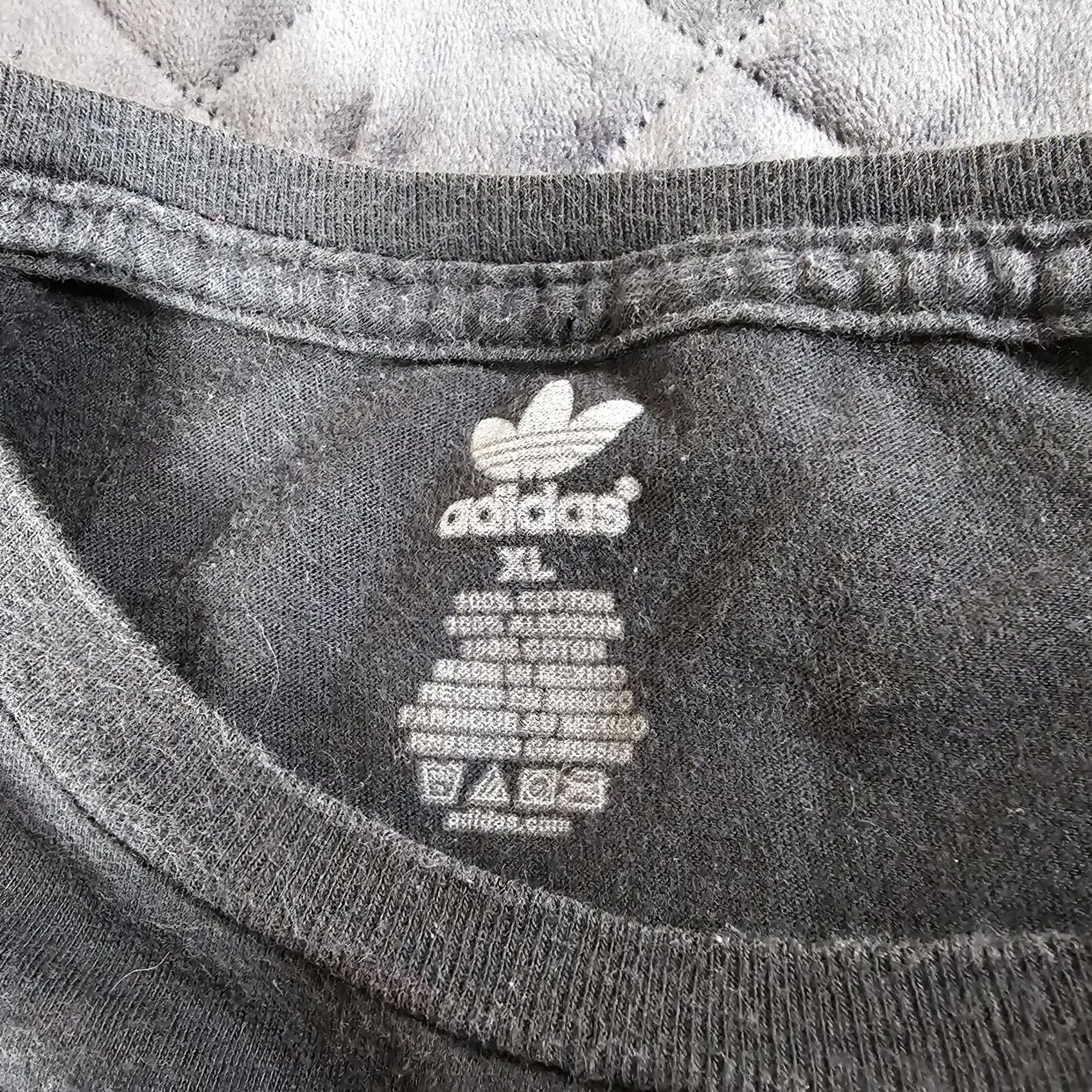 Adidas Adidas Shirt Womens XL Black Never Play It Safe Heart Cotton Ladies T-Shirt Short Sleeve Crew Neck Comfort All Seasons Logo Casual Regular Size XL / US 12-14 / IT 48-50 - 2 Thumbnail