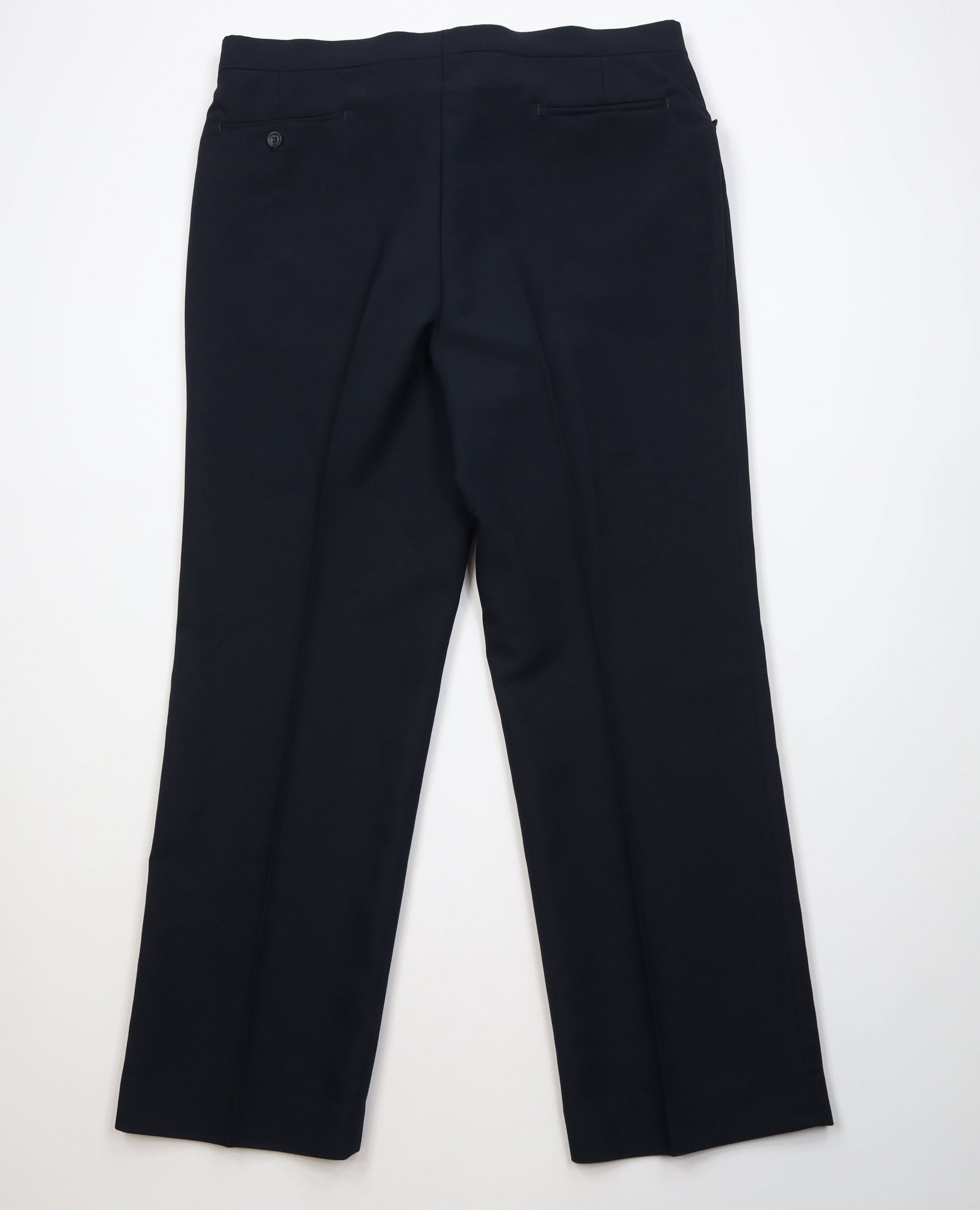 Vintage Vintage 70s Streetwear Flared Wide Leg Chino Pants Navy Blue Size US 38 / EU 54 - 11 Thumbnail