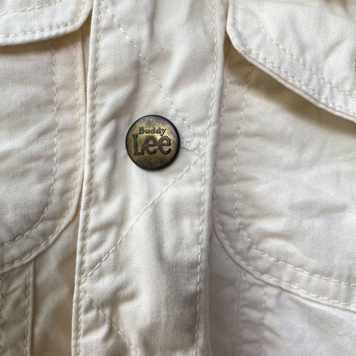 Lee Lee Kids Cream Denim-Style Jacket – Size 110 Size US XXS / EU 40 - 3 Thumbnail
