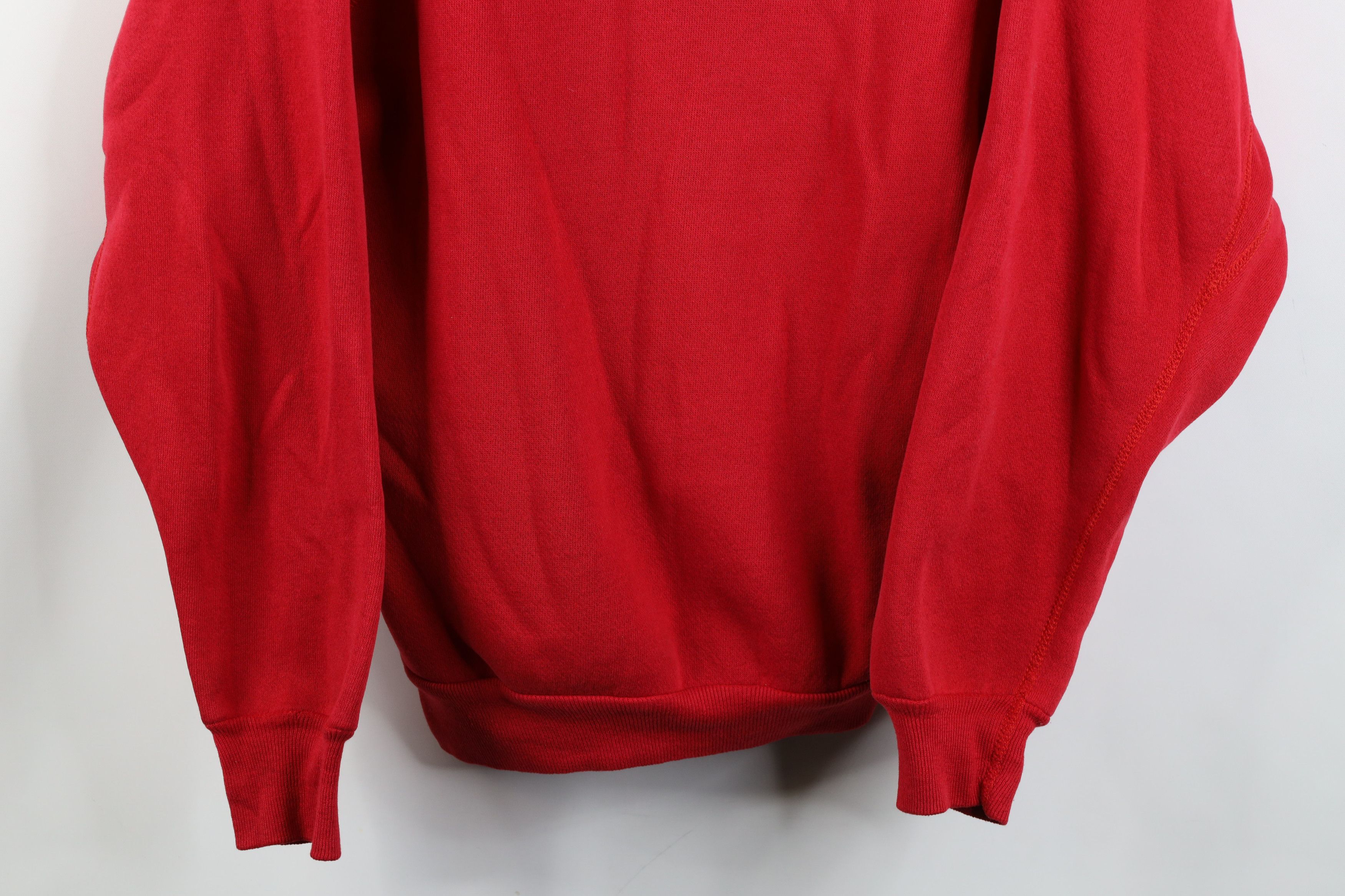 Vintage Vintage 70s Streetwear Gusset Crewneck Sweatshirt Red USA Size US S / EU 44-46 / 1 - 3 Thumbnail