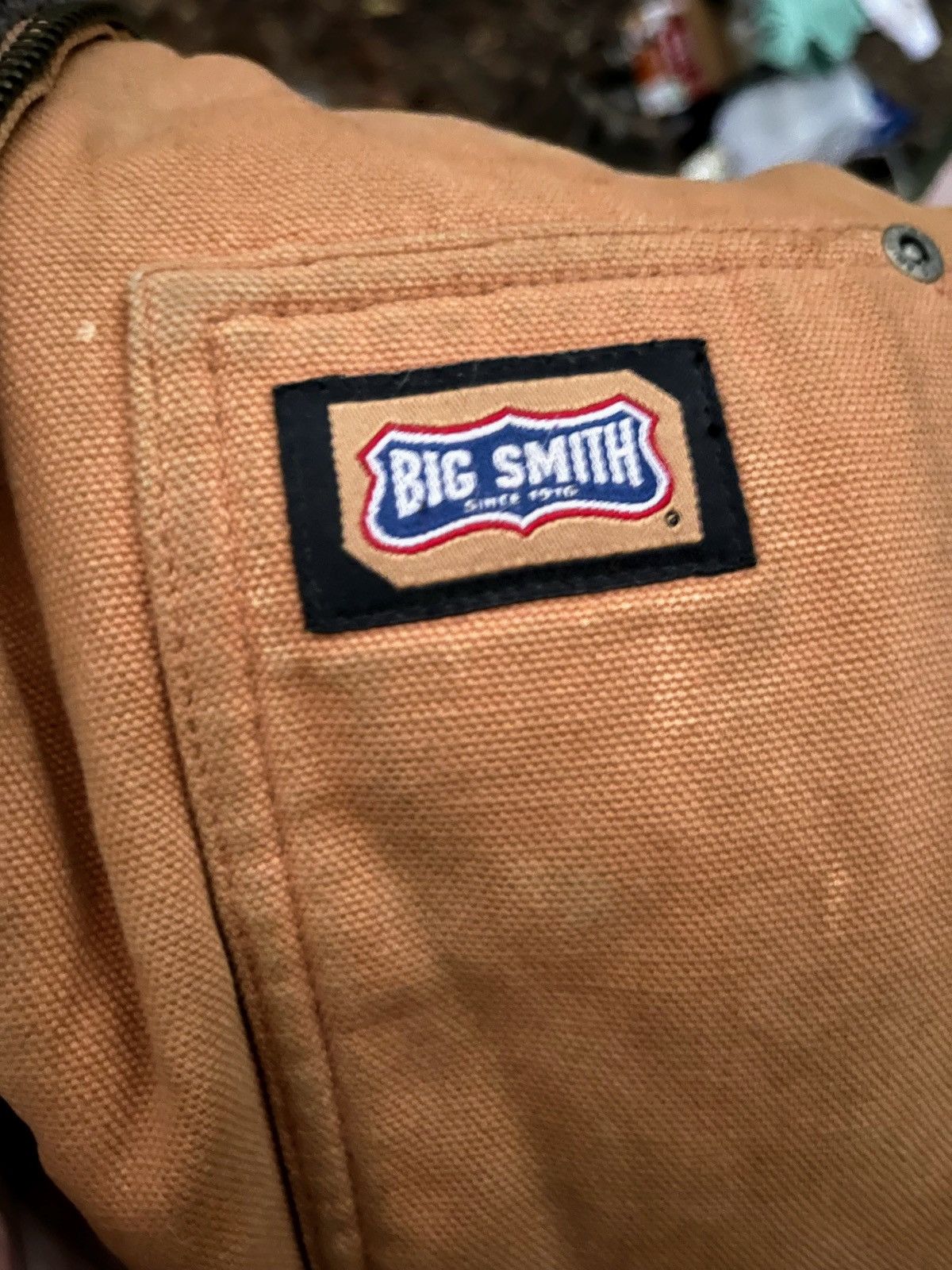 Carhartt Vintage Big Smith Brown Duck Canvas Workwear Zip Up Jacket Size US L / EU 52-54 / 3 - 5 Thumbnail