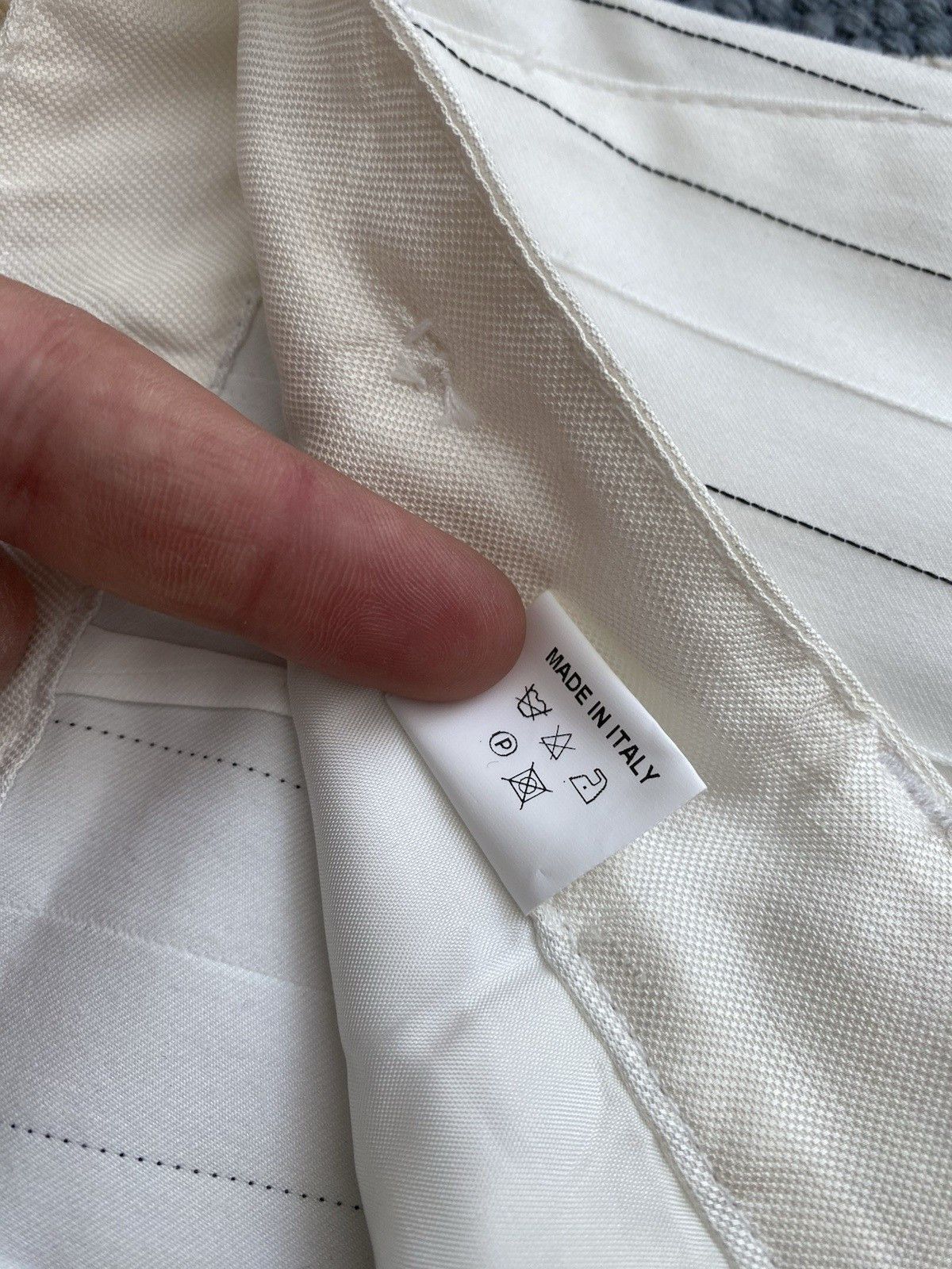 Alexander McQueen Archival Alexander McQueen Womens Striped Trousers Pants Size 29" - 16 Thumbnail