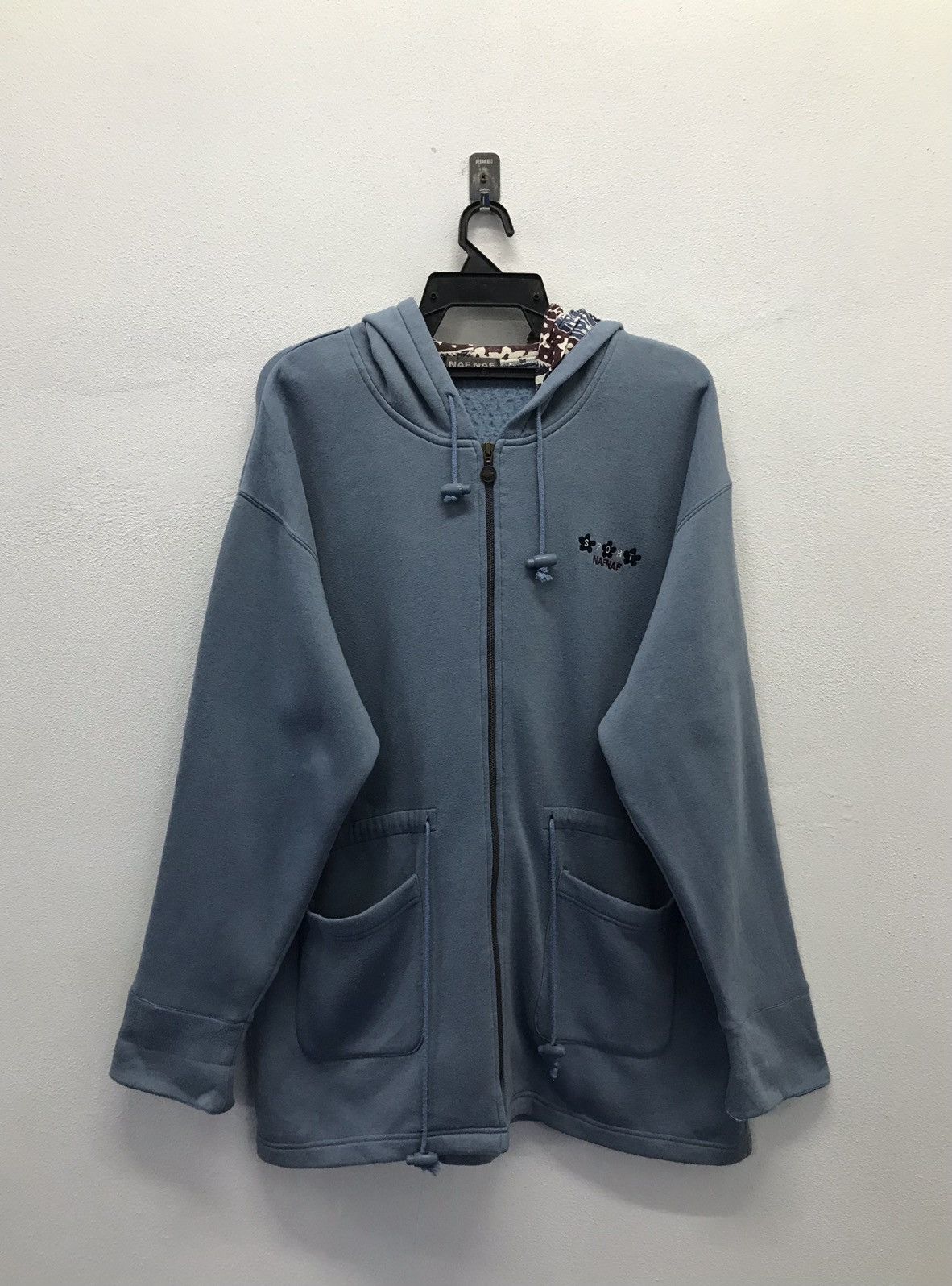 Japanese Brand × Vintage Vintage Naf Naf Sport Jacket Hoodie Size US XL / EU 56 / 4 - 1 Thumbnail