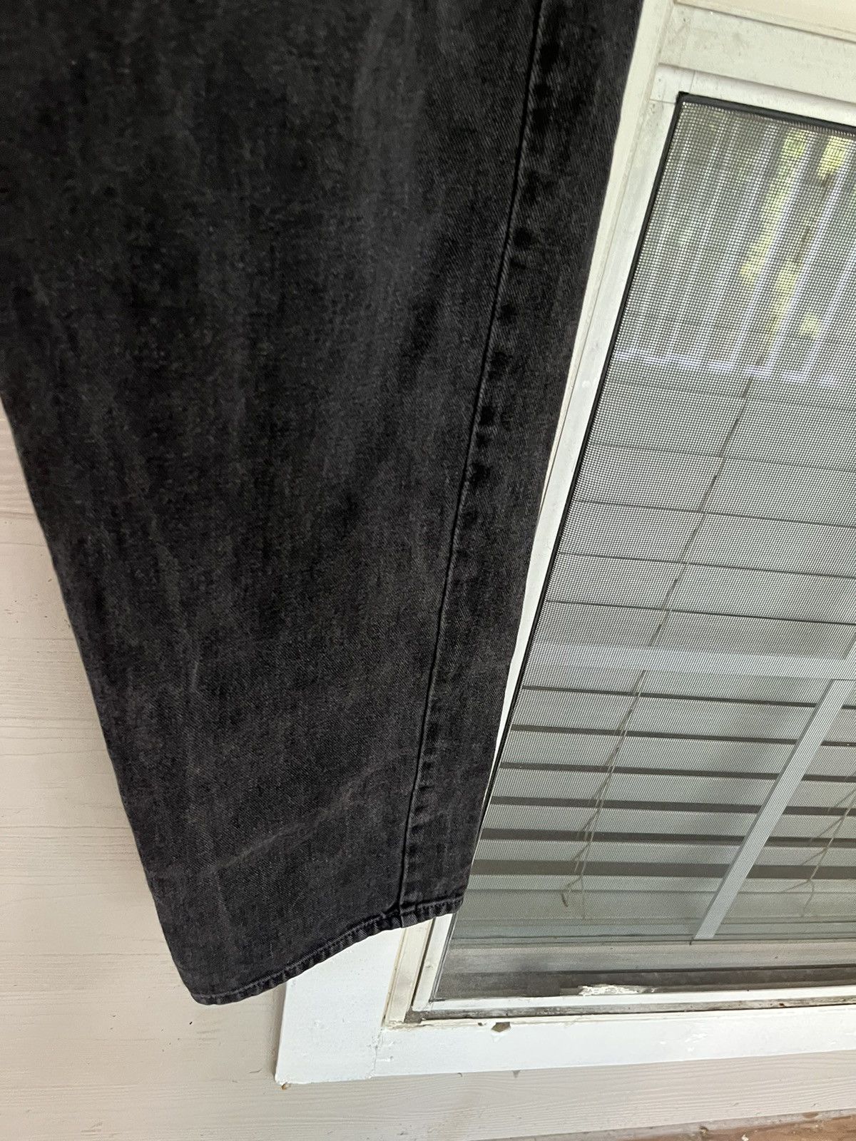 Guess × Vintage Vintage Guess Faded Black Jeans Size US 40 / EU 56 - 9 Thumbnail