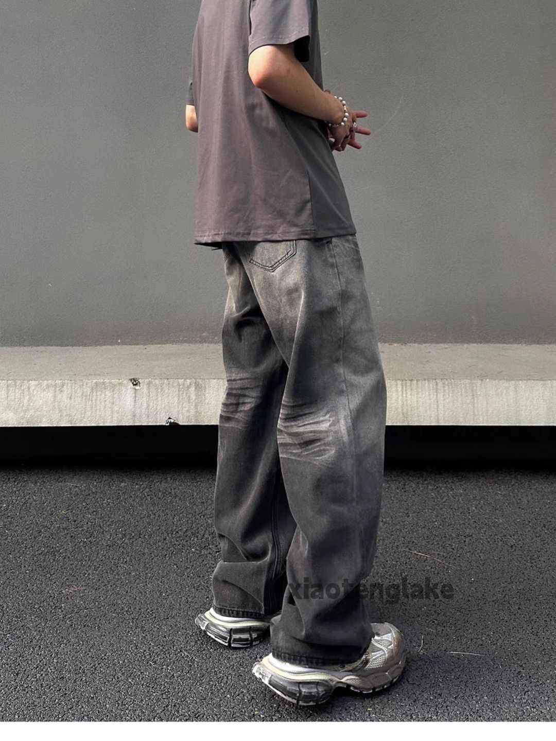 Jean × Vintage utility washed faded cleanfit yuppie baggy jeans Size US 34 / EU 50 - 7 Thumbnail
