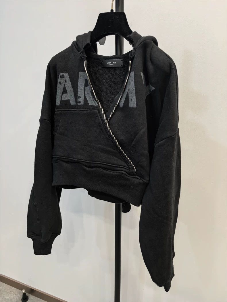 Amiri Amiri black hooded sweatshirt-2506 Size US XS / EU 42 / 0 - 4 Thumbnail