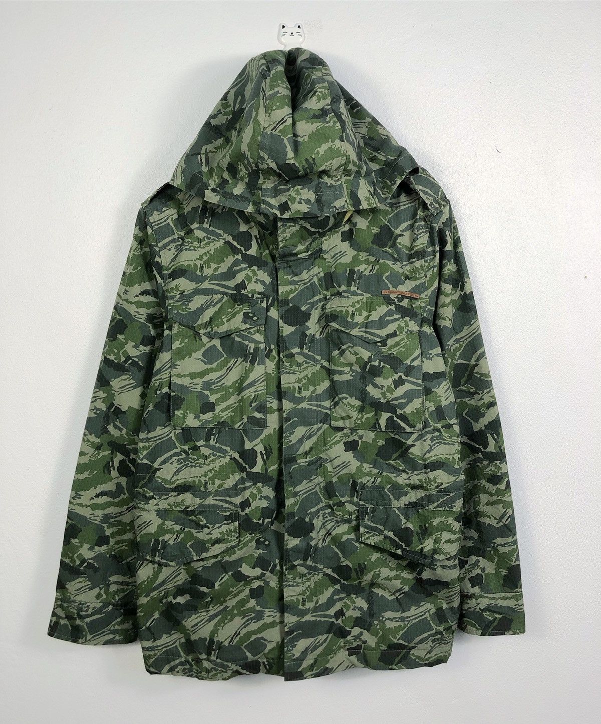 Guess Rare G by Guess Camo Hoodie Jacket Size US M / EU 48-50 / 2 - 1 Thumbnail