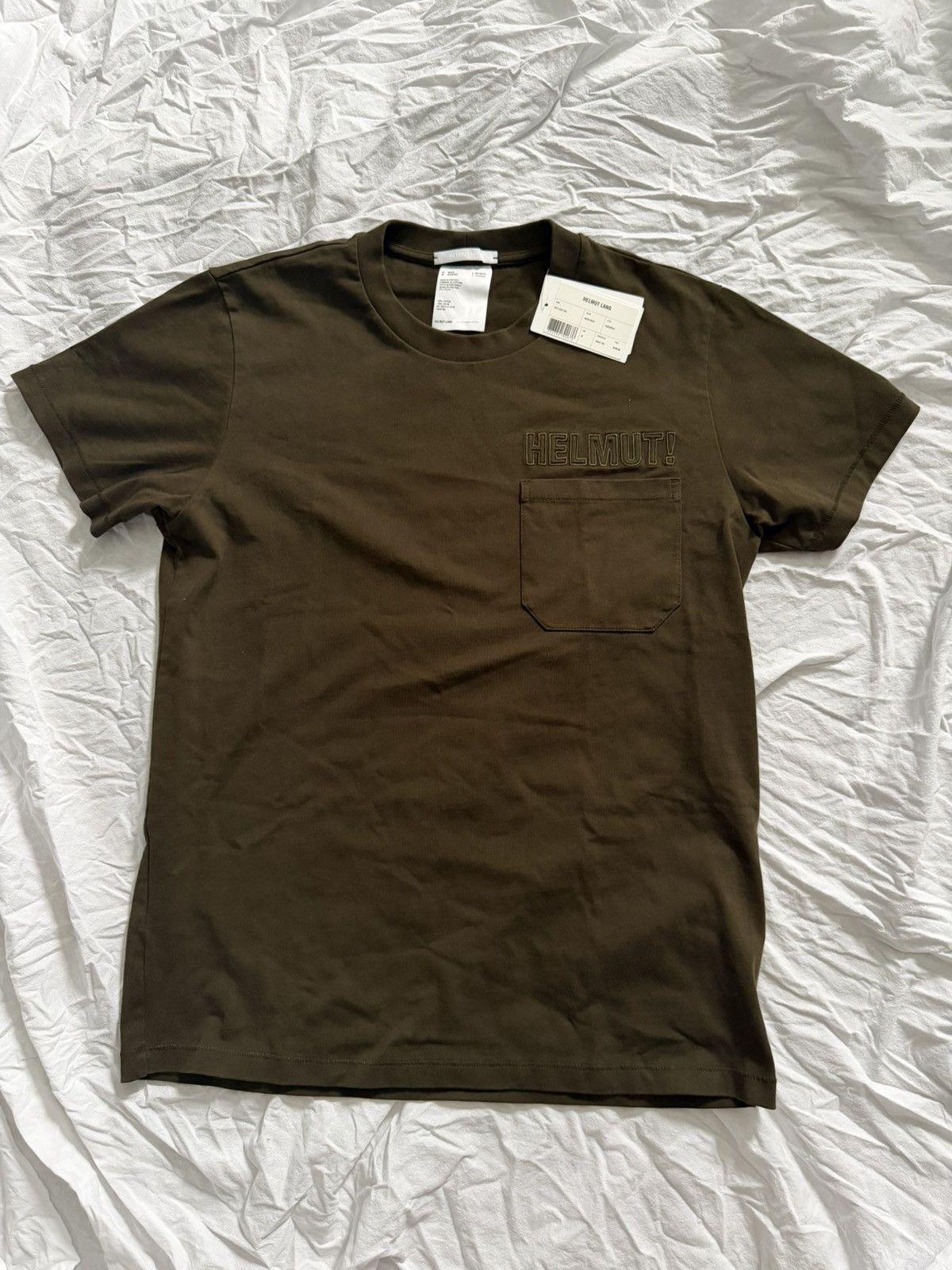 Helmut Lang Helmu Lang Pocket Tee Size US M / EU 48-50 / 2 - 1 Thumbnail