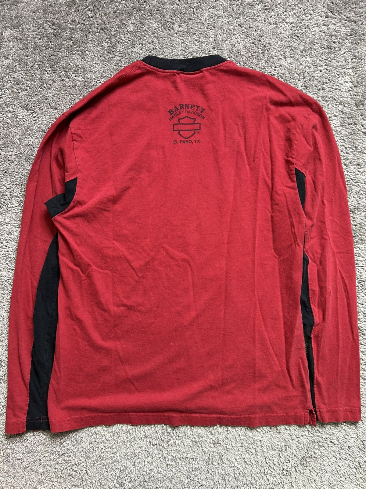 Vintage Vintage Y2K Harley Two Tone Long Sleeve 2007 Made in USA Size US XL / EU 56 / 4 - 9 Thumbnail