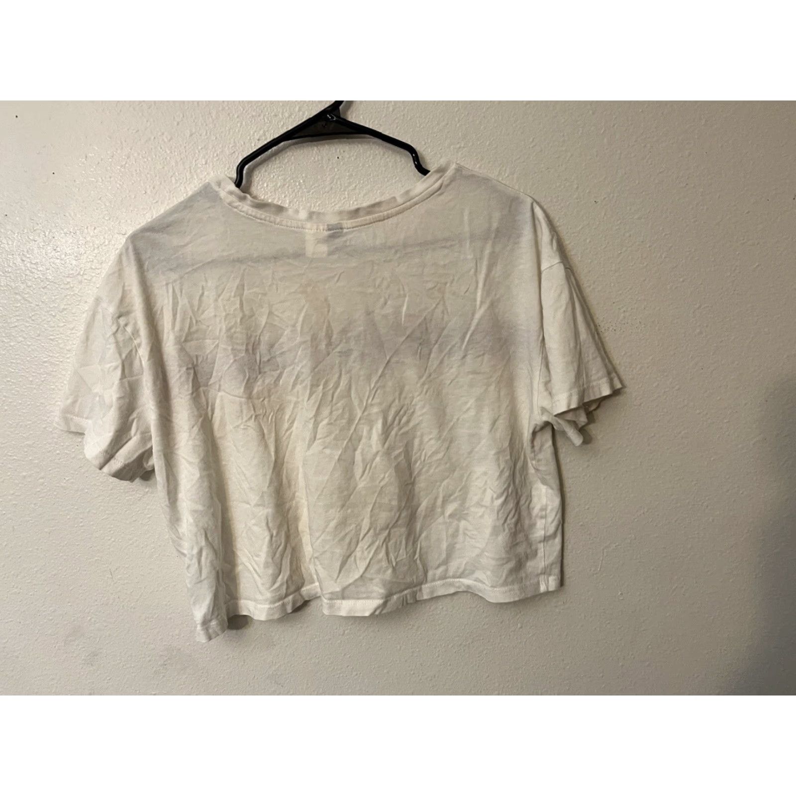 H&M VINTAGE H&M Cotton Blend T-Shirt Women Medium White Short Sleeve Casual All Seasons Graphic Logo Size M / US 6-8 / IT 42-44 - 3 Thumbnail